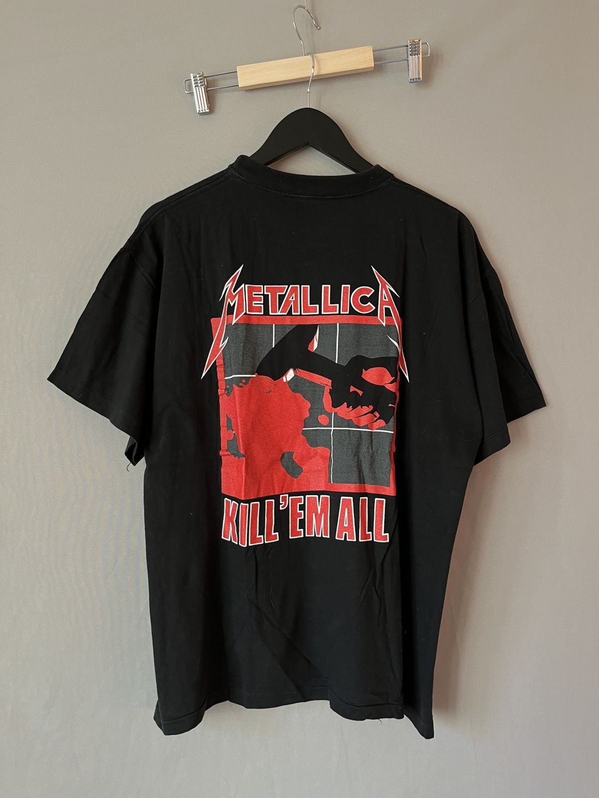 Metallica Metallica 1994 Brockum Ride The Lightning Vintage T-shirt Size US L / EU 52-54 / 3 - 2 Thumbnail