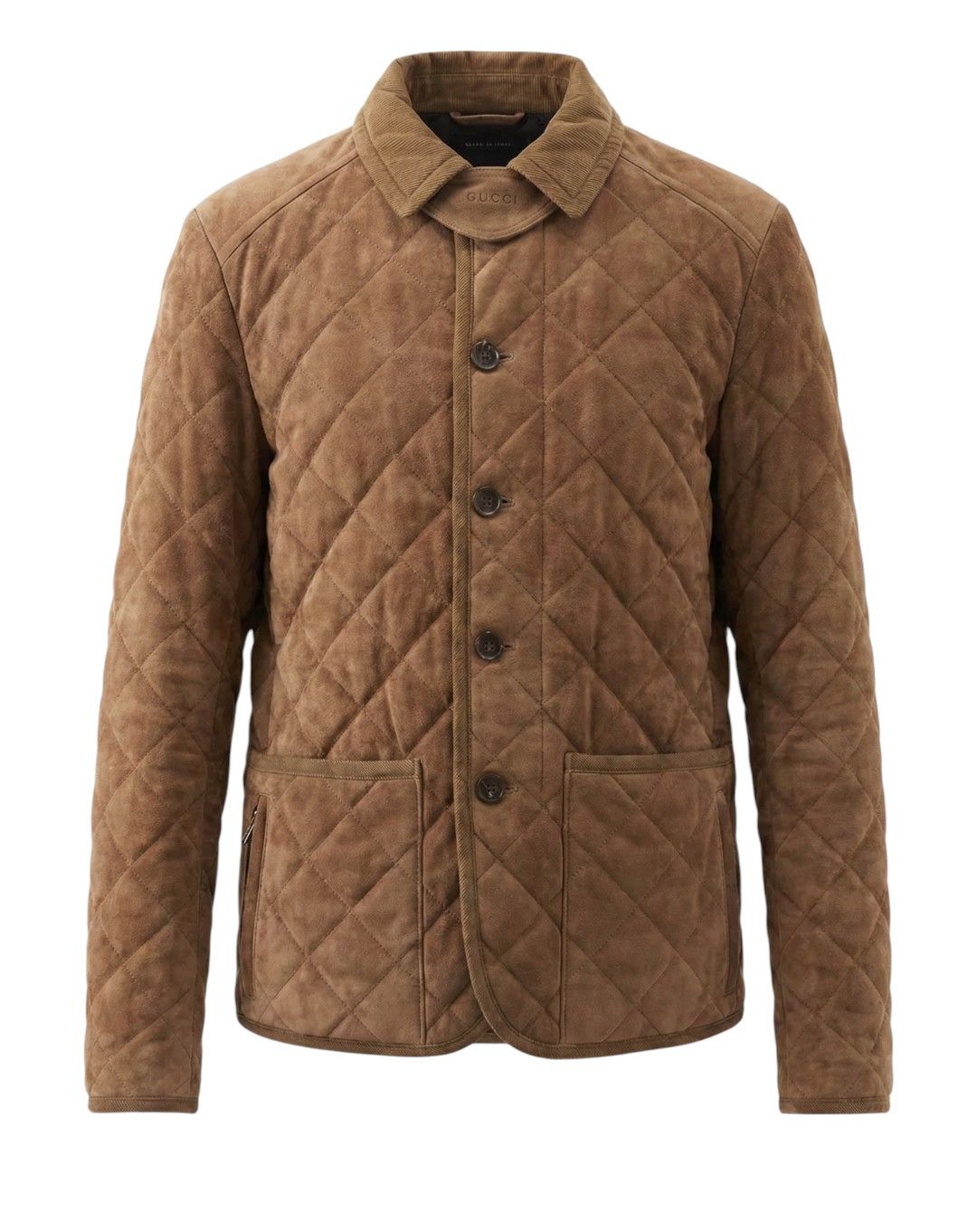 Gucci F/W 2010 RUNWAY SUEDE QUILTED JACKET BY FRIDA GIANNINI Size US S / EU 44-46 / 1 - 2 Thumbnail