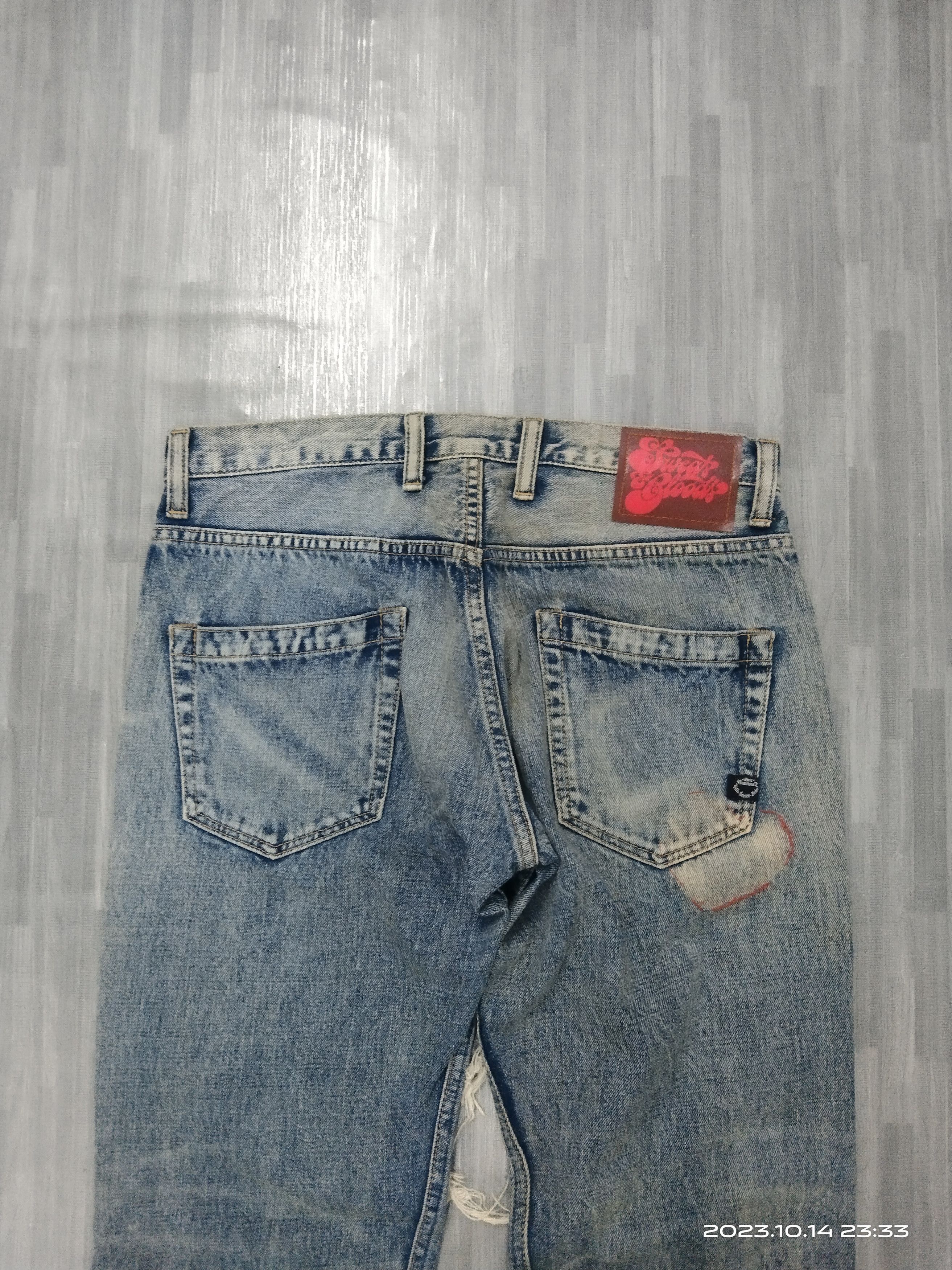 Japanese Brand RNA DISTRESSED DENIM PANTS Size US 30 / EU 46 - 7 Thumbnail