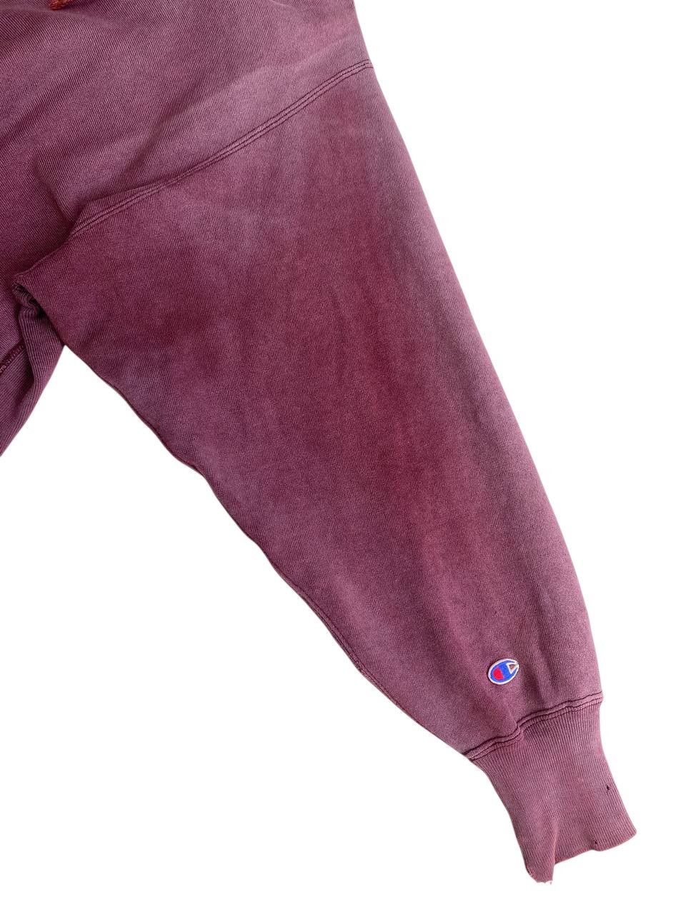 Champion Vintage 90’s Champion Reverse Weave Sunfaded Thrashed Hoodie Size US L / EU 52-54 / 3 - 5 Thumbnail