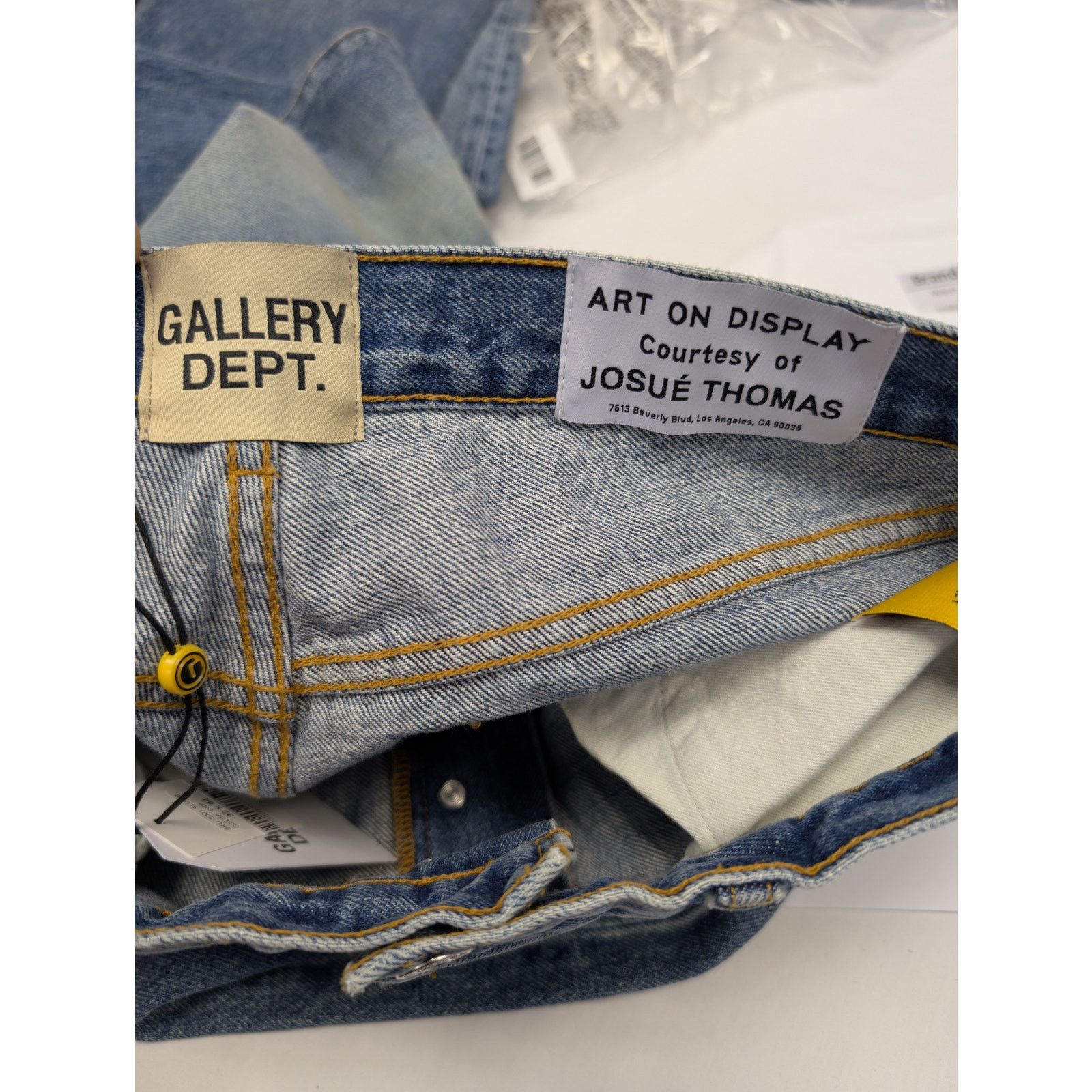 Gallery Dept. o1rshd1 Q:2 / Selvedge Denim Indigo Jean Pants in Blue 33x34 Size US 33 - 15 Thumbnail