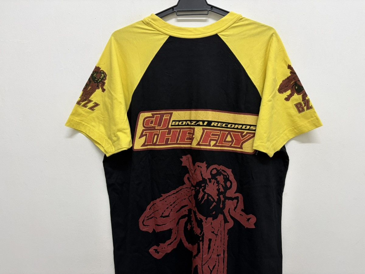 Band Tees 90s 1996 DJ FLY BONZAI LIGHTNING RECORDS HOUSE TRANCE TECHNO Size US XL / EU 56 / 4 - 9 Thumbnail