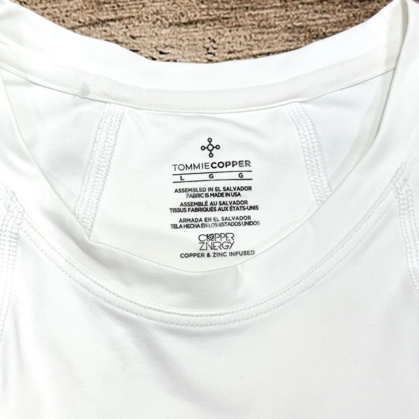 Vintage Tommie Copper Shirt Mens Large White Long Sleeve Pullover Athletic Gym & Training Size US L / EU 52-54 / 3 - 4 Thumbnail