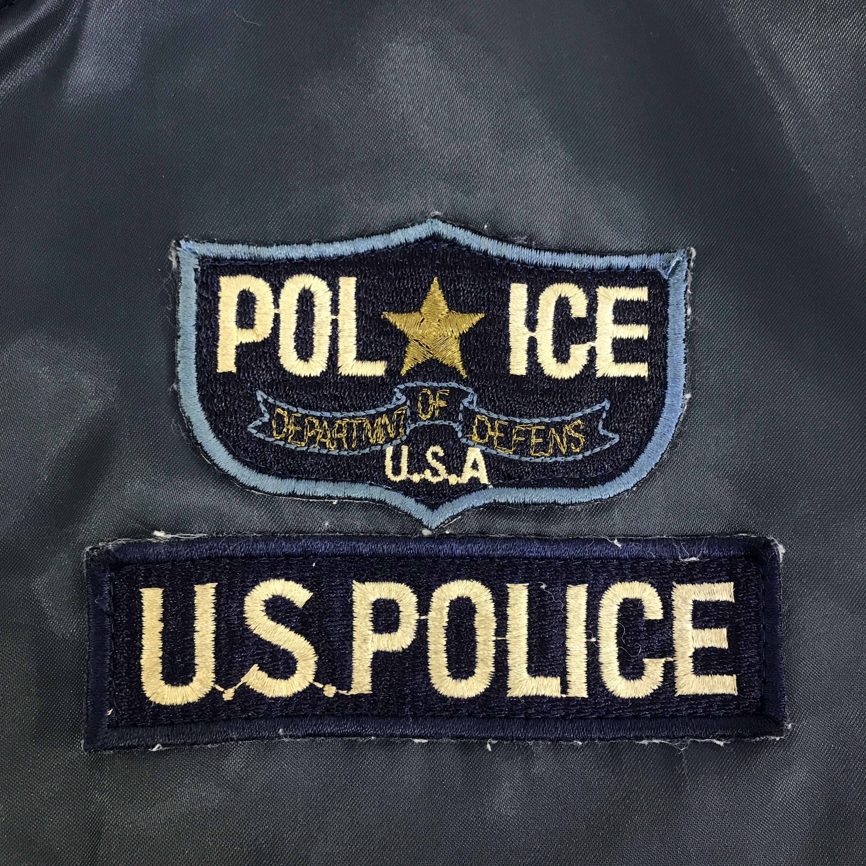 Japanese Brand U.S Police bombers Navy jacket K126B1 Size US L / EU 52-54 / 3 - 9 Thumbnail