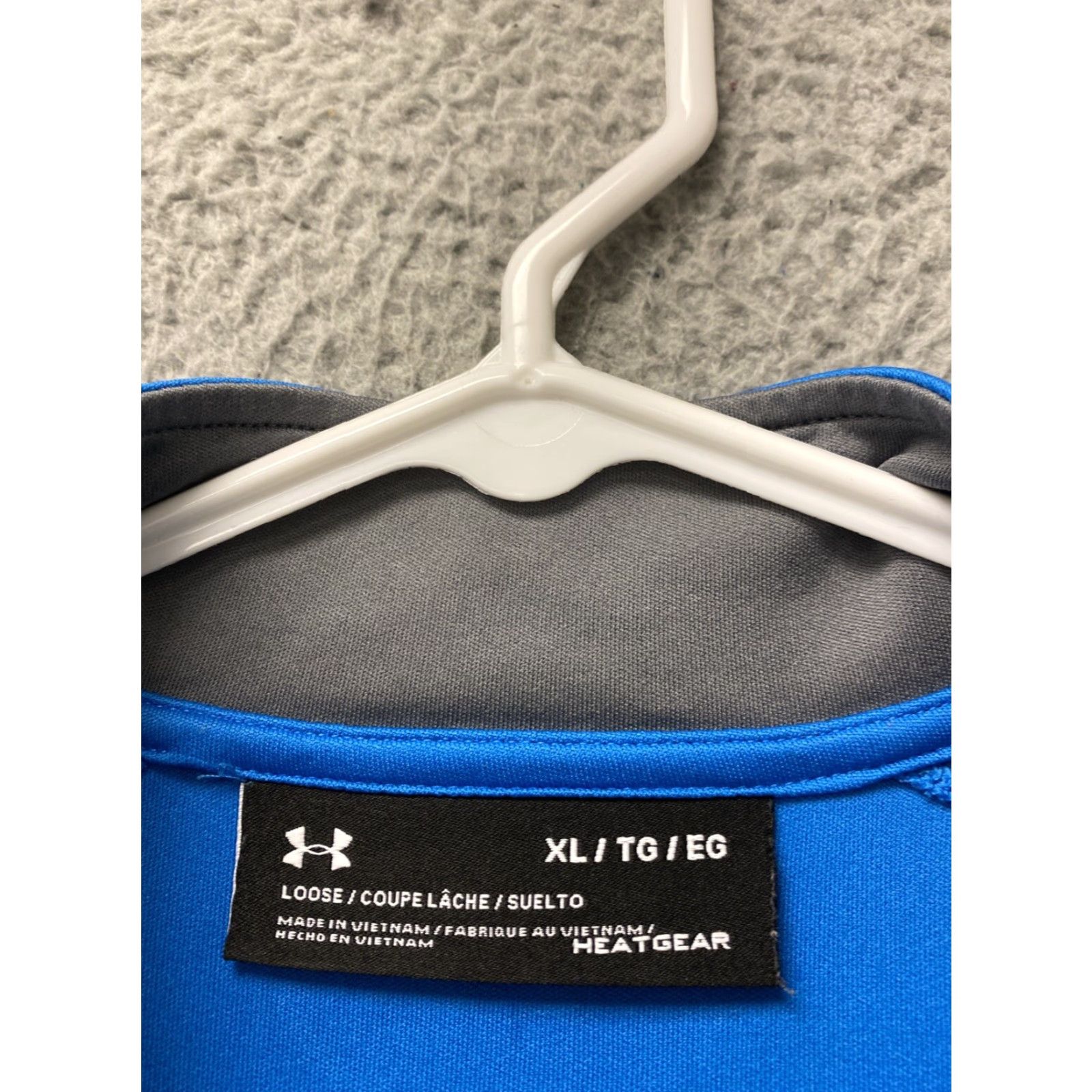 Under Armour Under Armour Shirt Men XL Blue 1/4 Zip HeatGear Athletic Cross Training Gym & Running Women? No. Ends with Mens. Size US XL / EU 56 / 4 - 4 Thumbnail