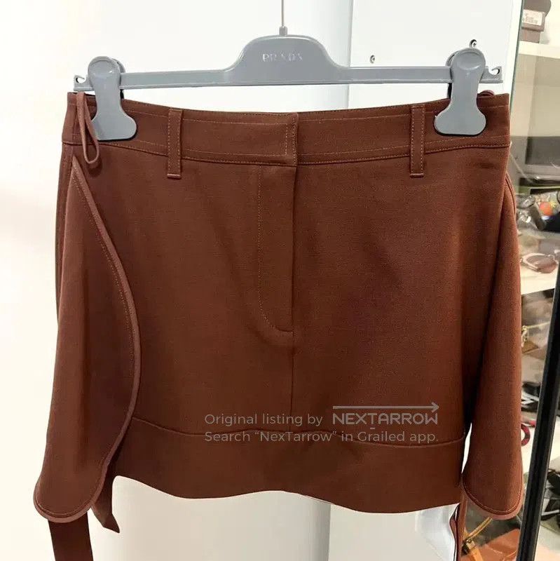 Burberry Burberry Summer Brown Wool Skirt. Size 23" - 2 Thumbnail