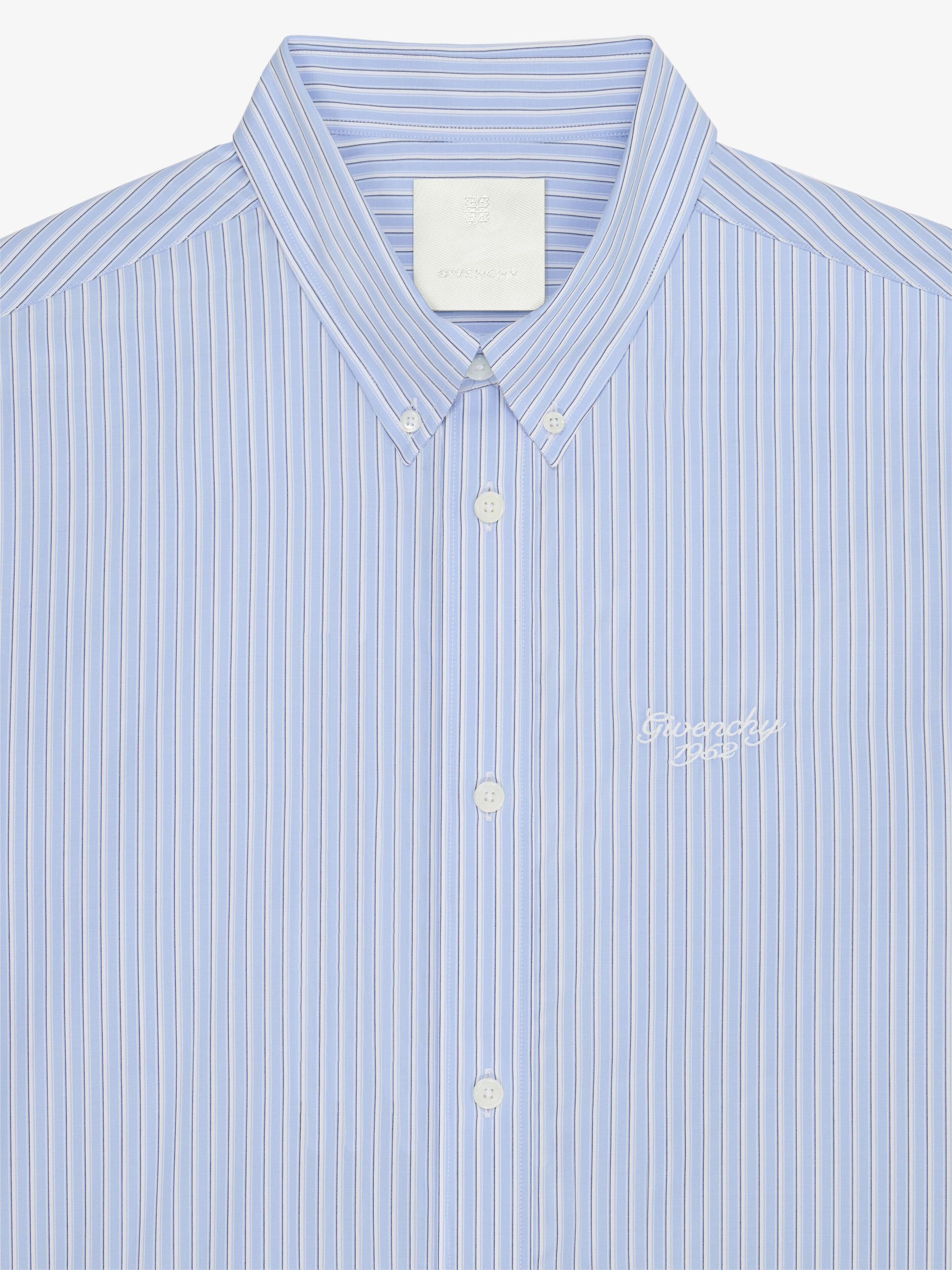 Givenchy o1srvl11e0125 1952 Shirt in White/Light Blue Size US M / EU 48-50 / 2 - 3 Thumbnail