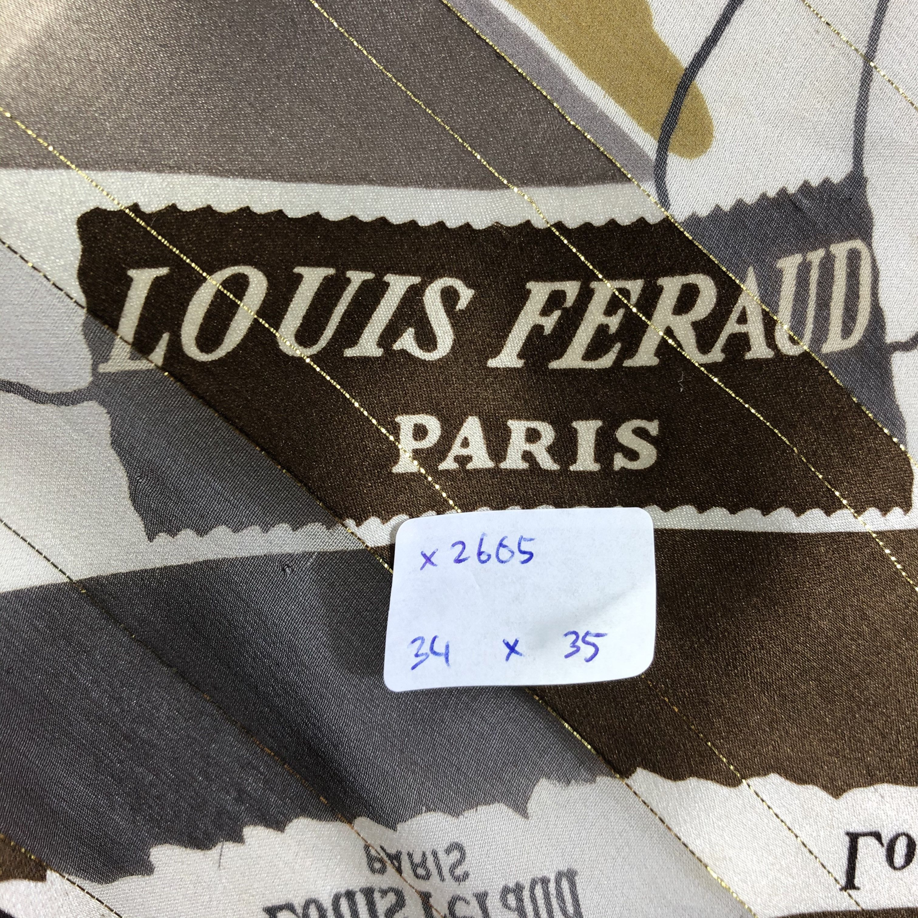 Louis Feraud × Vintage Vintage Louis Feraud Silk Scarf Size ONE SIZE - 10 Thumbnail