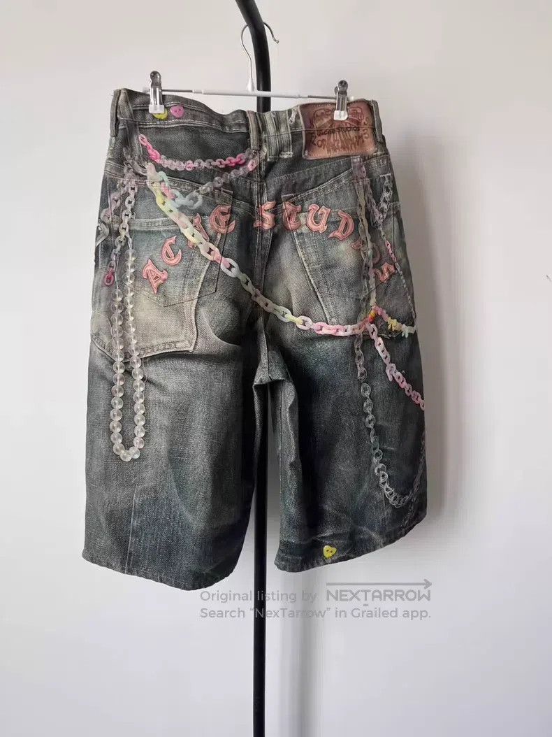 Acne Studios Acne Studios Loose Fit Retro Printed Wide Leg Seven-Eighth Size US 32 / EU 48 - 2 Thumbnail