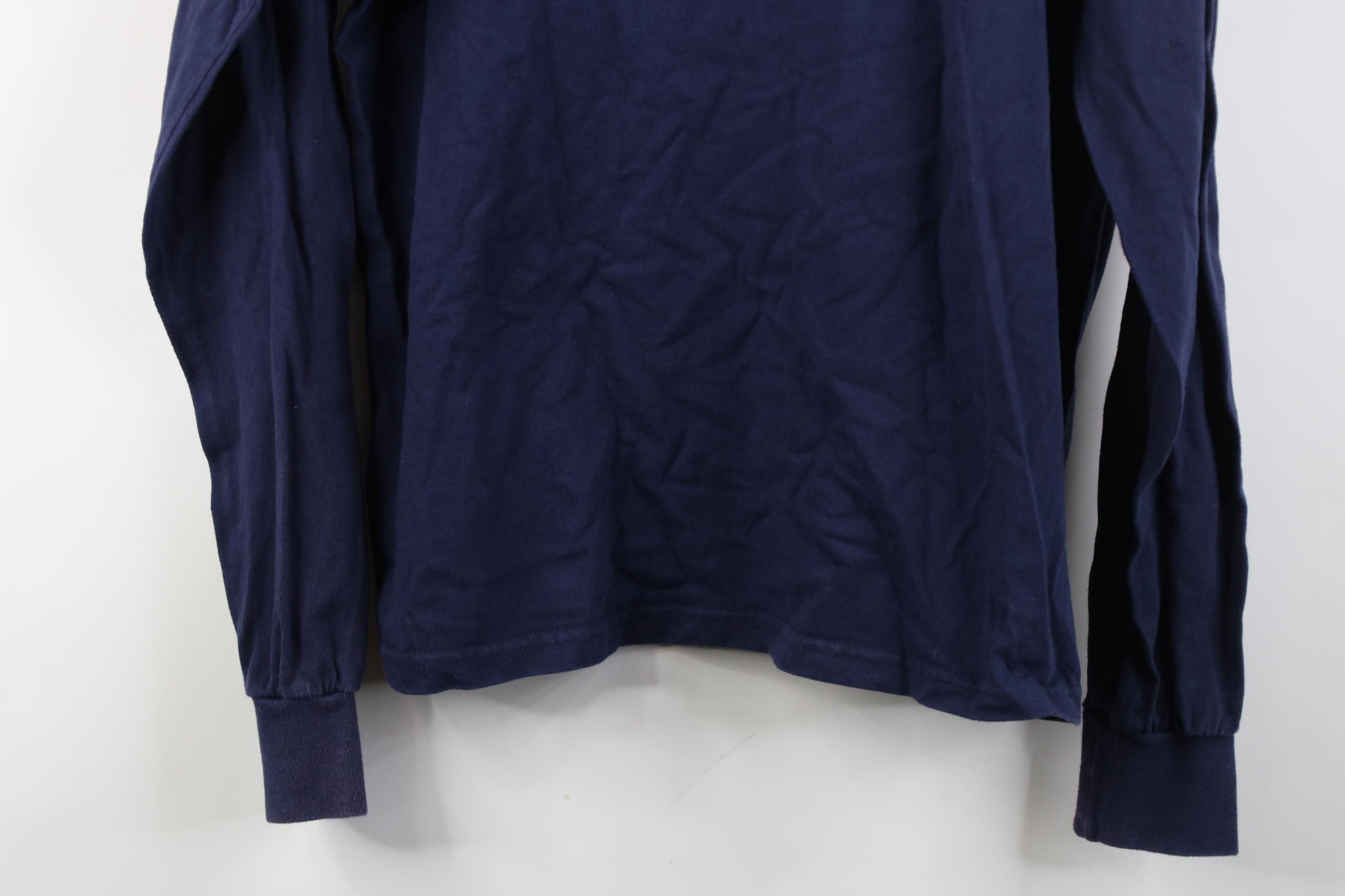 Russell Athletic Vintage 90s Y2K Russell Athletic Blank Mock Neck T-Shirt Size US M / EU 48-50 / 2 - 12 Thumbnail