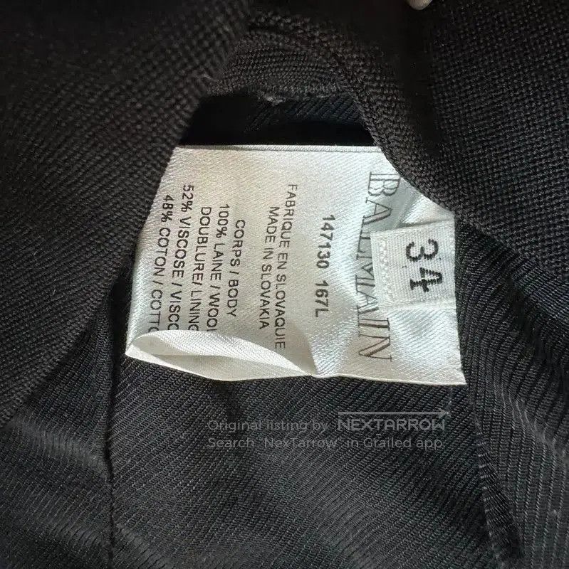 Balmain Balmain Navy Double-Breasted Women's Jacket . Size S / US 4 / IT 40 - 4 Thumbnail