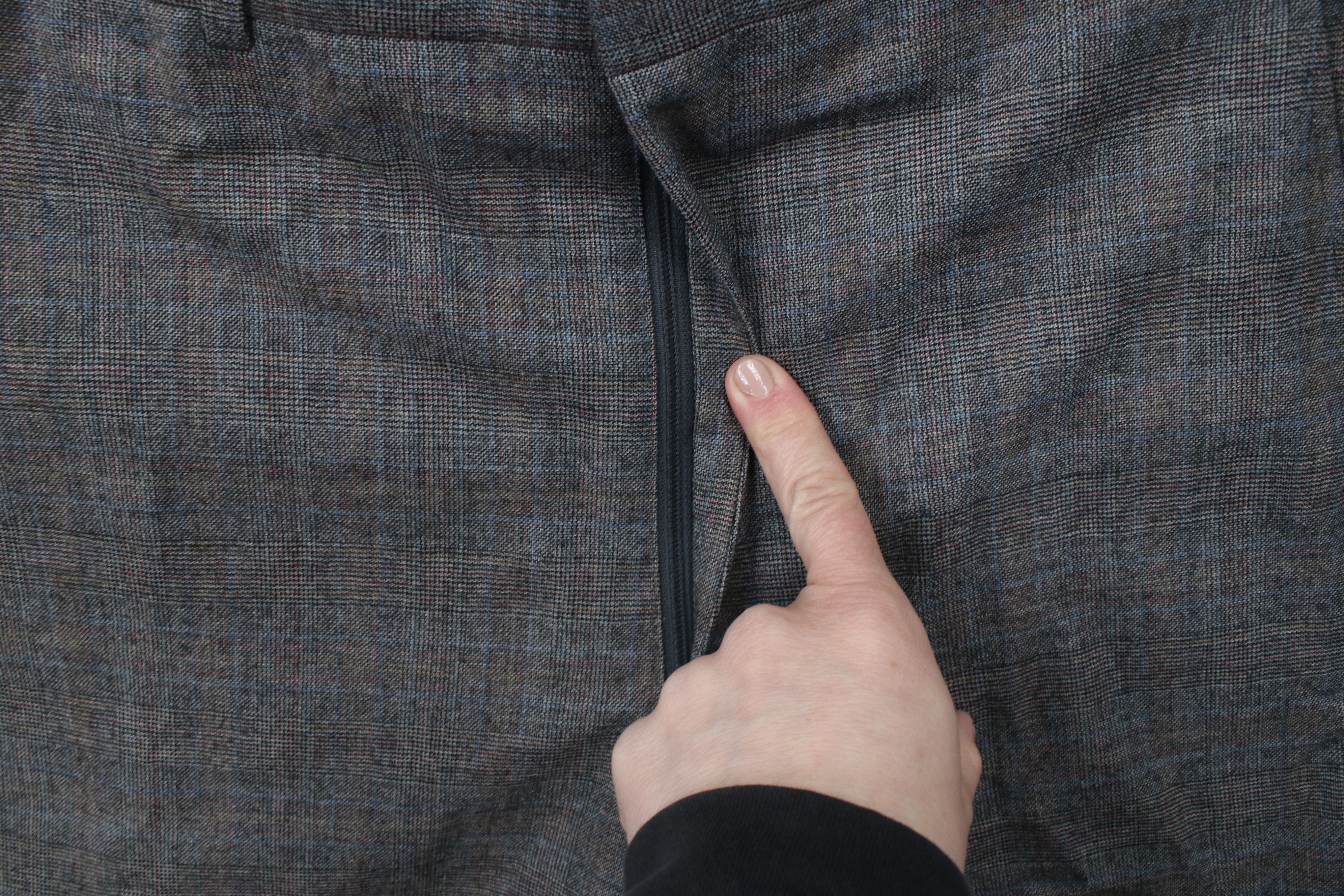 Vintage Vintage 70s Streetwear Flared Wide Leg Chino Pants Plaid USA Size US 34 / EU 50 - 6 Thumbnail