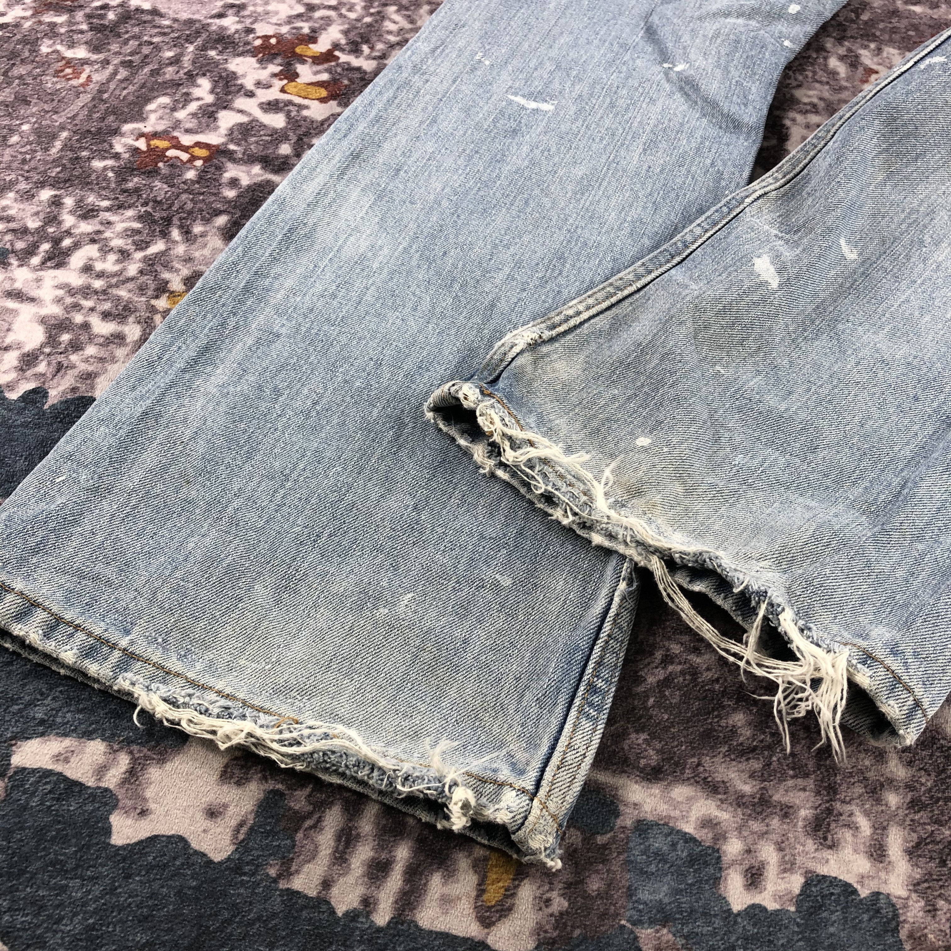 Levi's × Vintage Vintage Ripped Levis 527 Flare Jeans-JM3178 Size US 35 - 4 Thumbnail
