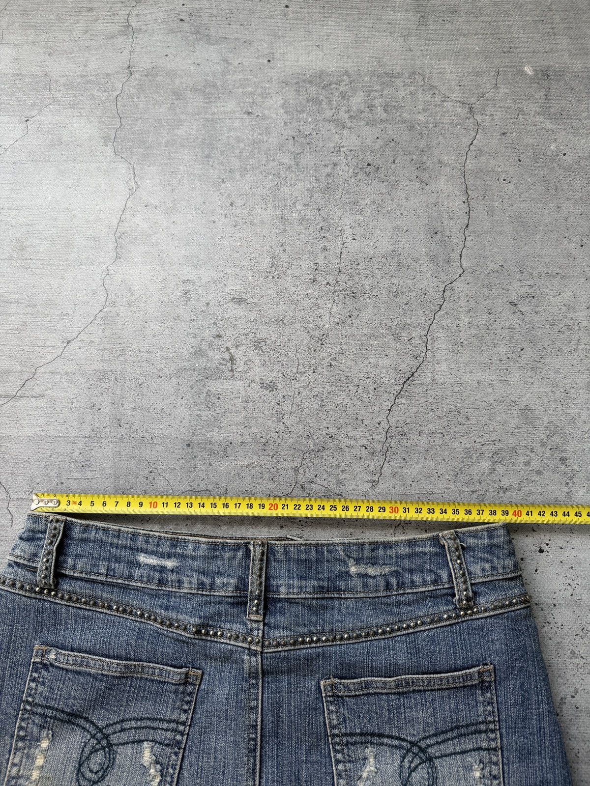 Japanese Brand 🔥Offers🔥Vintage Y2K Skirt Denim Goth Streetwear Rare Size 28" / US 6 / IT 42 - 8 Thumbnail