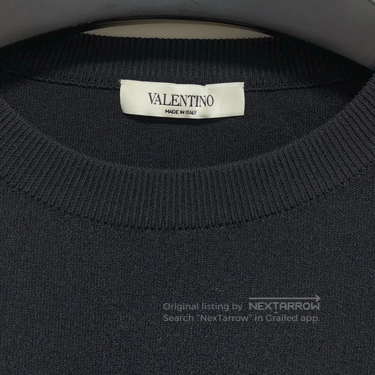 Valentino Valentino Black Rose Long Sleeve Top. Size US S / EU 44-46 / 1 - 3 Thumbnail