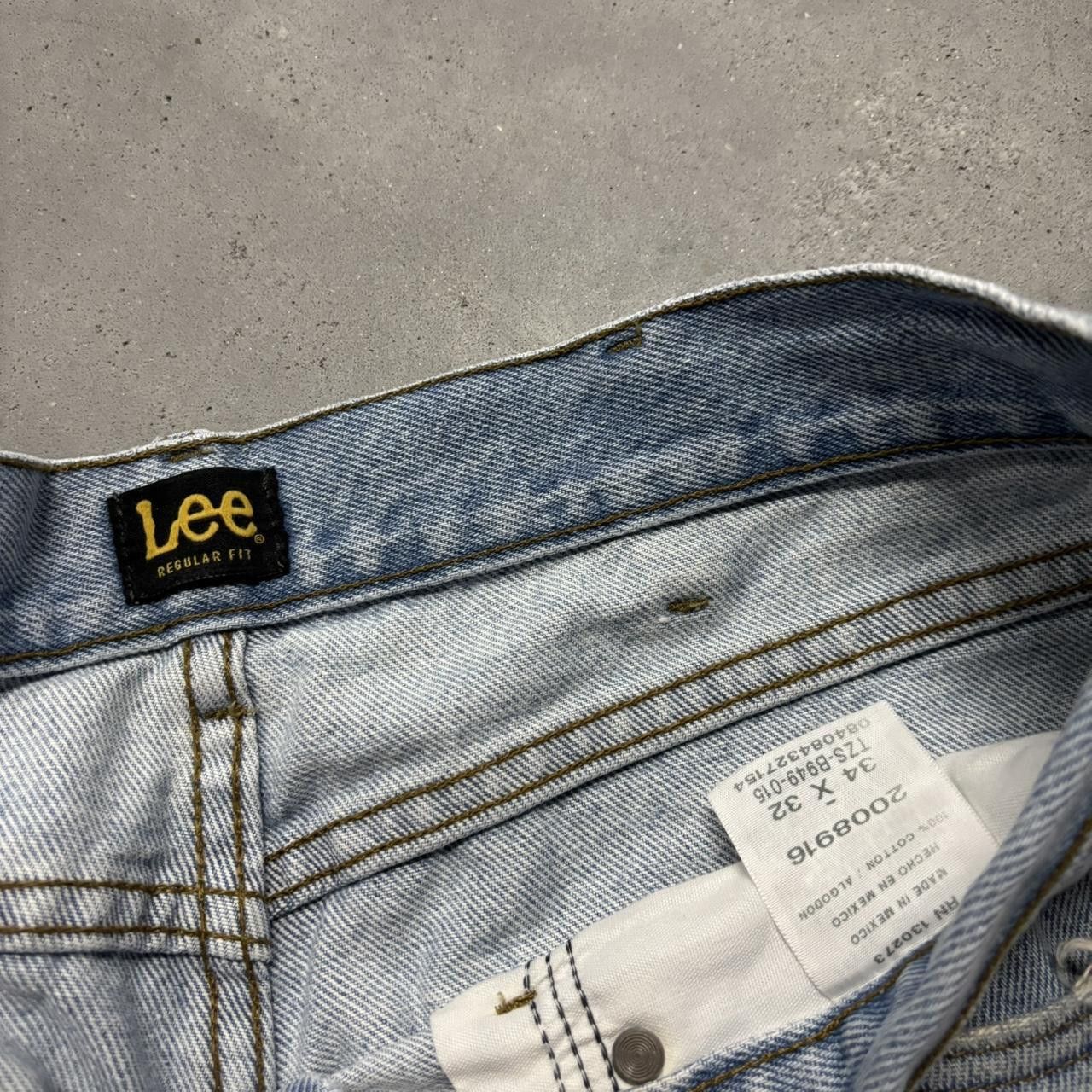 Japanese Brand × Vintage Crazy Vintage Y2K/2000s Light Wash Distressed Streetwear Denim Jeans! Size US 34 / EU 50 - 8 Thumbnail