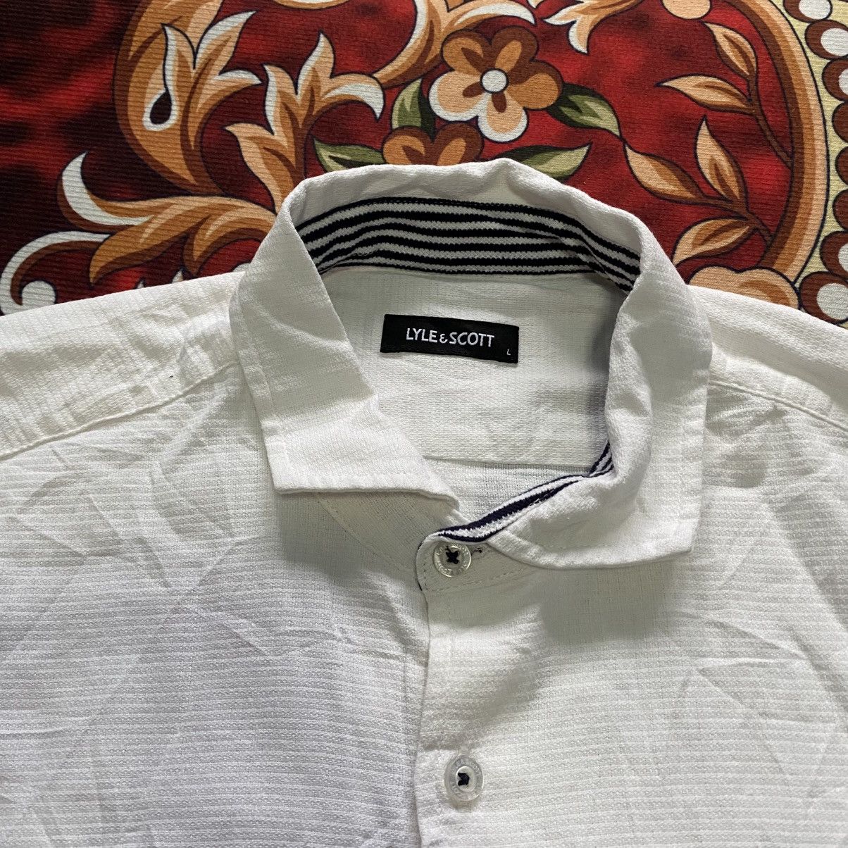 Lyle & Scott Lyle & Scott Shirt Size US L / EU 52-54 / 3 - 3 Thumbnail