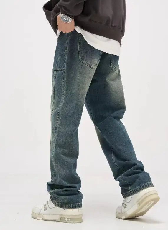 Japanese Brand Kumiko x Shia American street retro washed distressed jeans Size US 32 / EU 48 - 4 Thumbnail