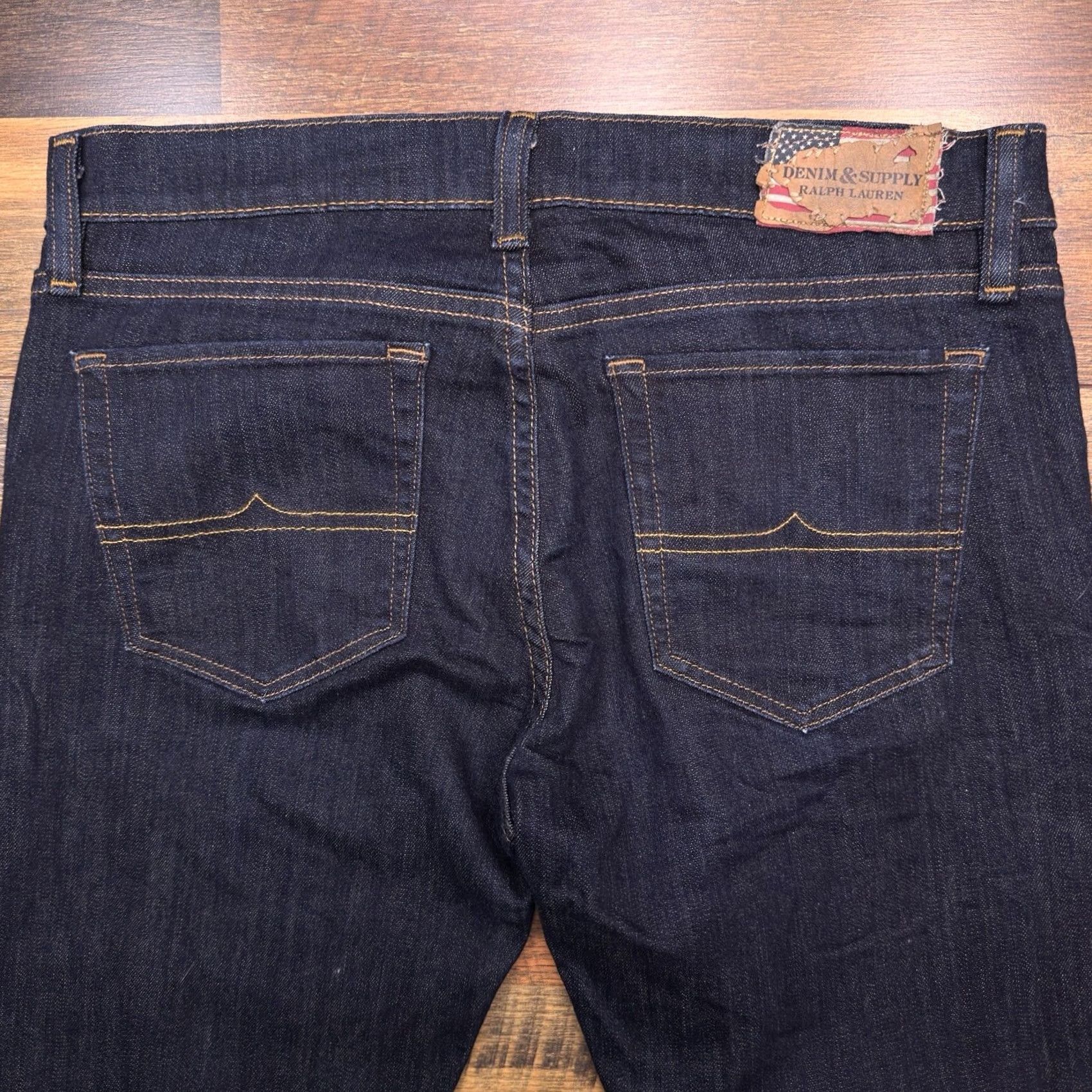 Ralph Lauren Ralph Lauren Denim & Supply Jeans Skinny 30 Mid Rise Stretch Blue Womens Regular 5-Pocket USA Logo Denim Cotton Blend Zip Inseam 29.5 Size 30" / US 8 / IT 44 - 5 Thumbnail