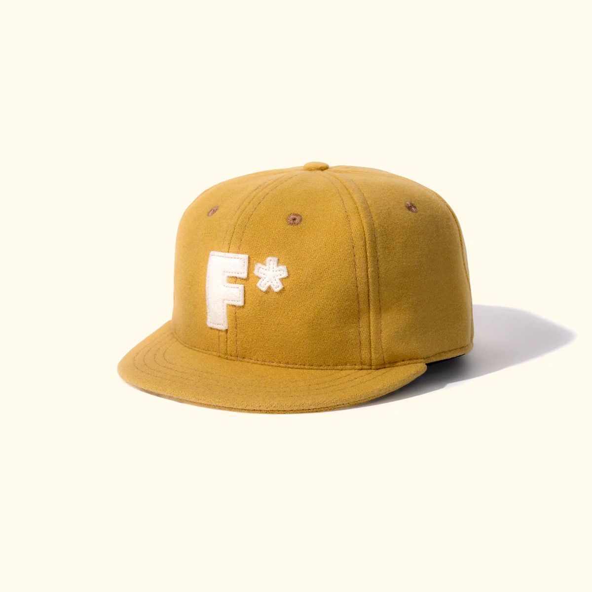 GOLF le FLEUR F* FITTED CAP YELLOWHand-sewn
