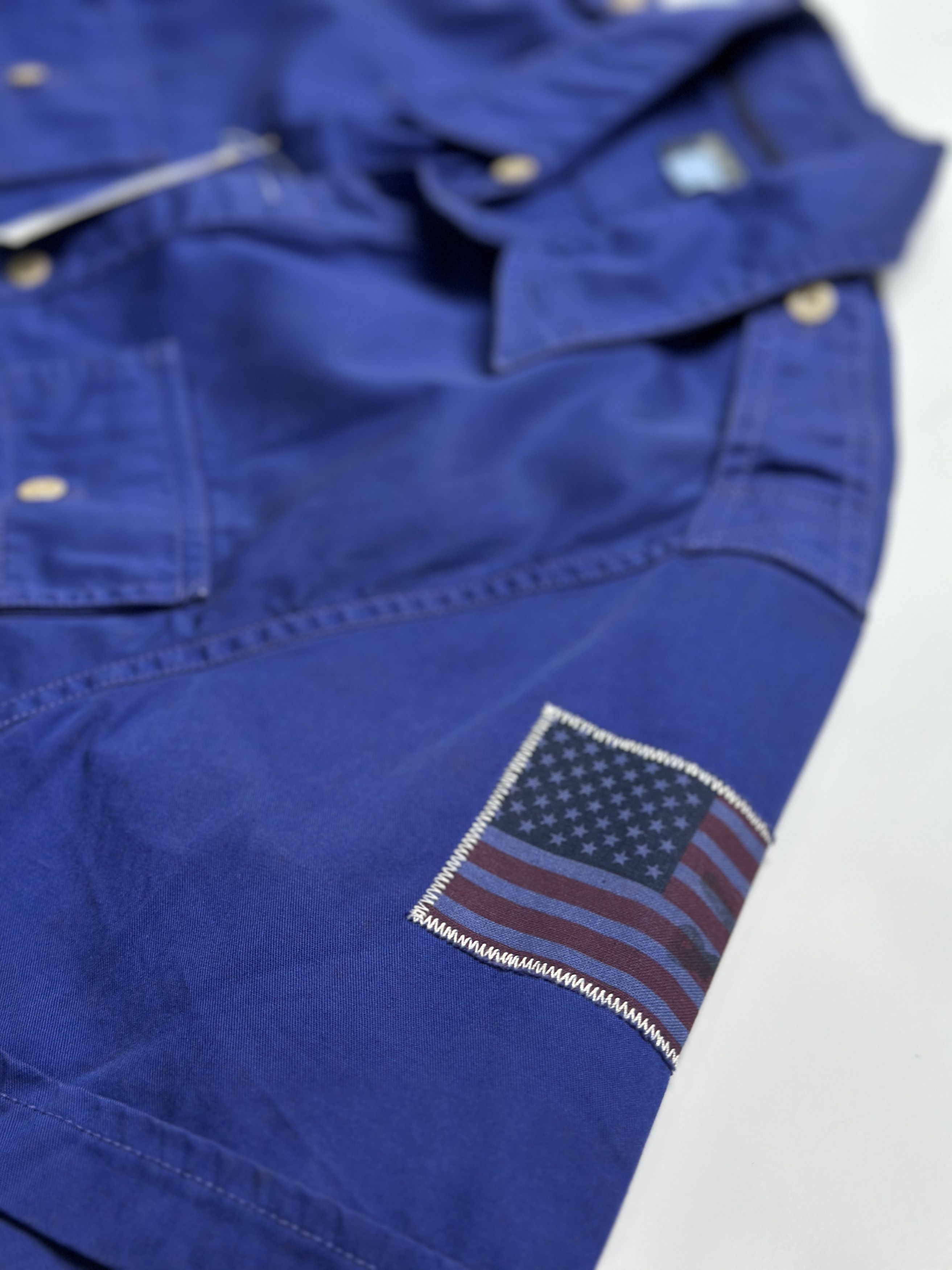 Ralph Lauren Blue Casual Shirt With 2 Shoulder Tabs Size M / US 6-8 / IT 42-44 - 3 Thumbnail