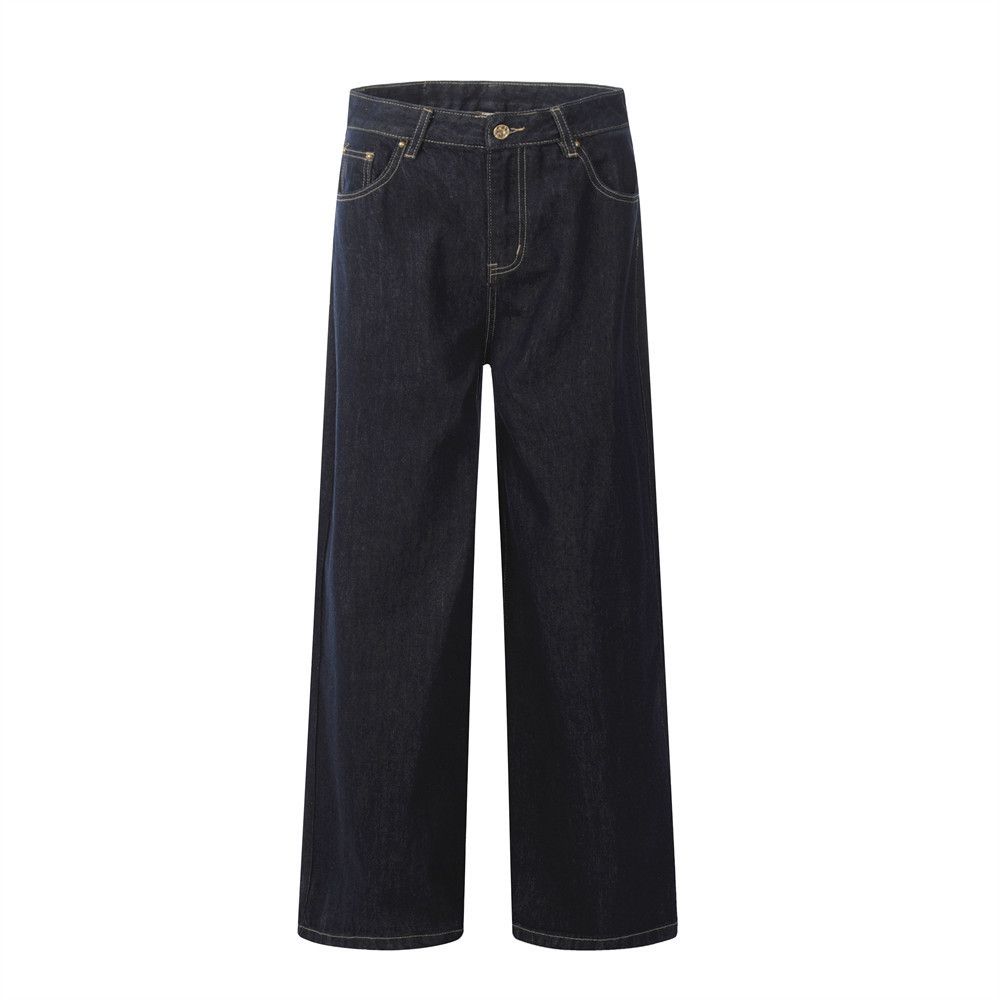 Japanese Brand × Jean American high street loose-fitting topstitched cargo jeans Size US 34 / EU 50 - 1 Thumbnail