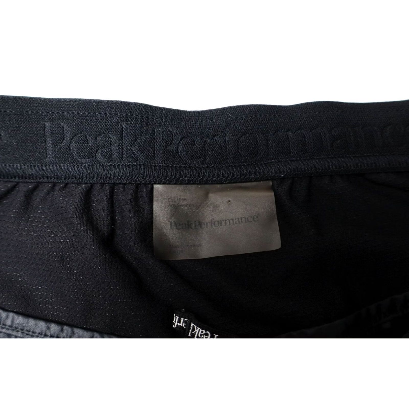 Peak Performance PEAK PERFORMANCE Valan P Trousers Men's LARGE Black Logo Stretchy Waist Size US 33 - 7 Thumbnail