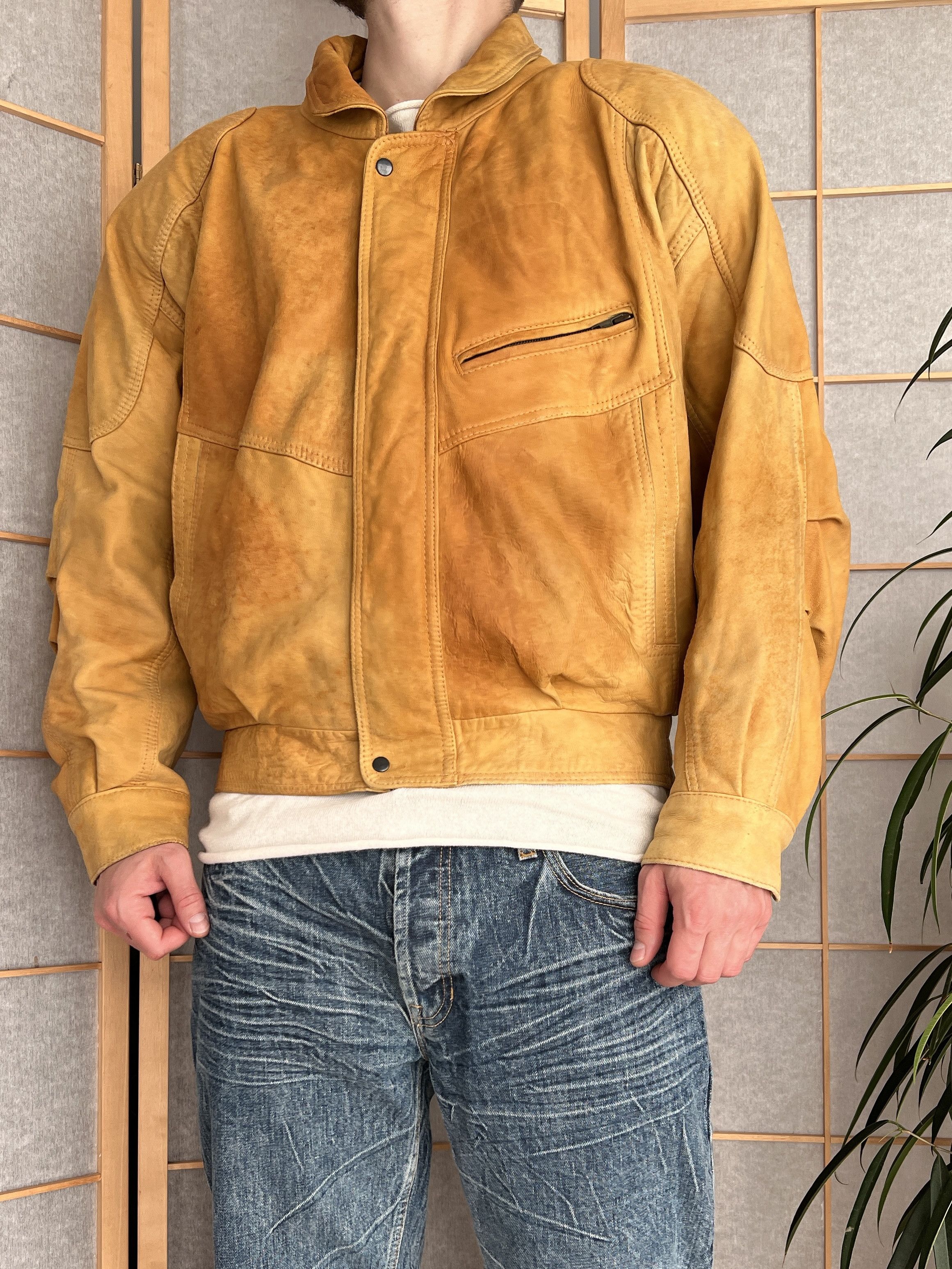 If Six Was Nine Vintage avant garde bomber leather jacket Vetements LGB vibe Size US M / EU 48-50 / 2 - 7 Thumbnail