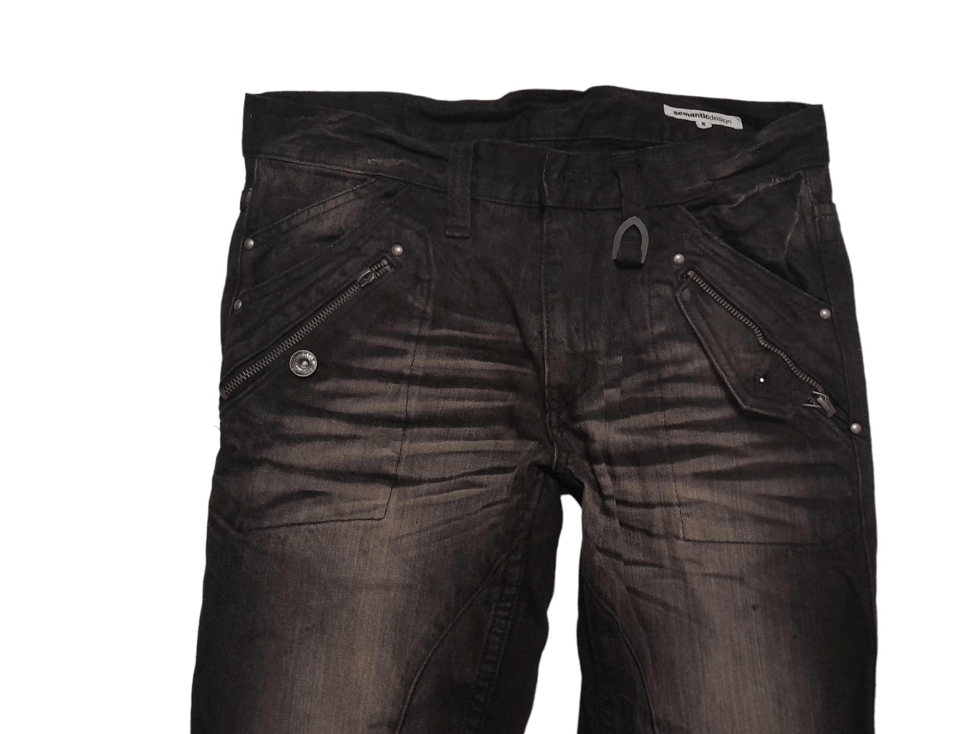 Japanese Brand SEMANTIC DESIGN Punk Denim (S128) Size US 31 - 3 Thumbnail