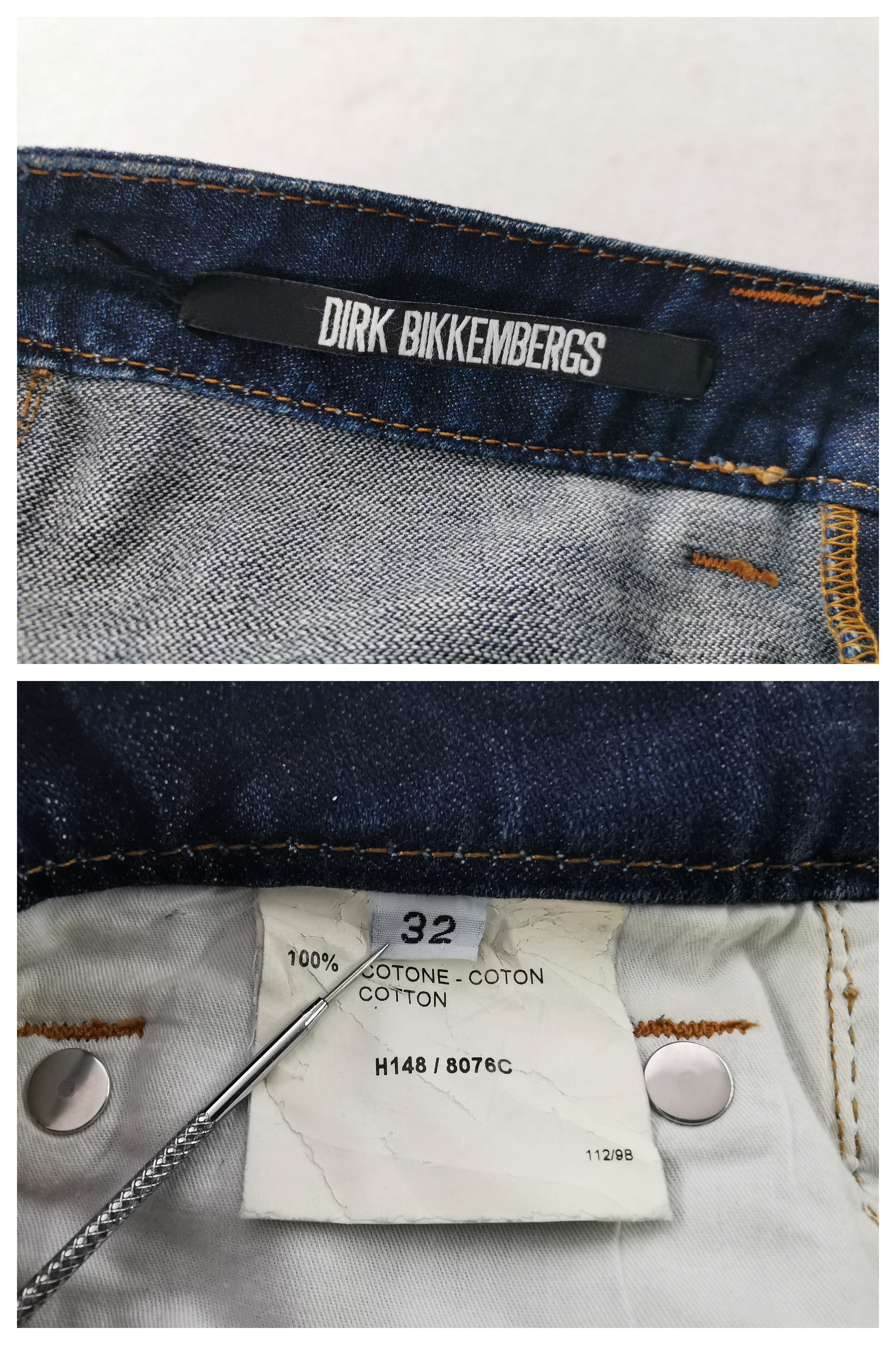 Dirk Bikkembergs Vintage Dirk Bikkembergs Bootcut Denim Jeans Size 33 Size US 33 - 9 Thumbnail