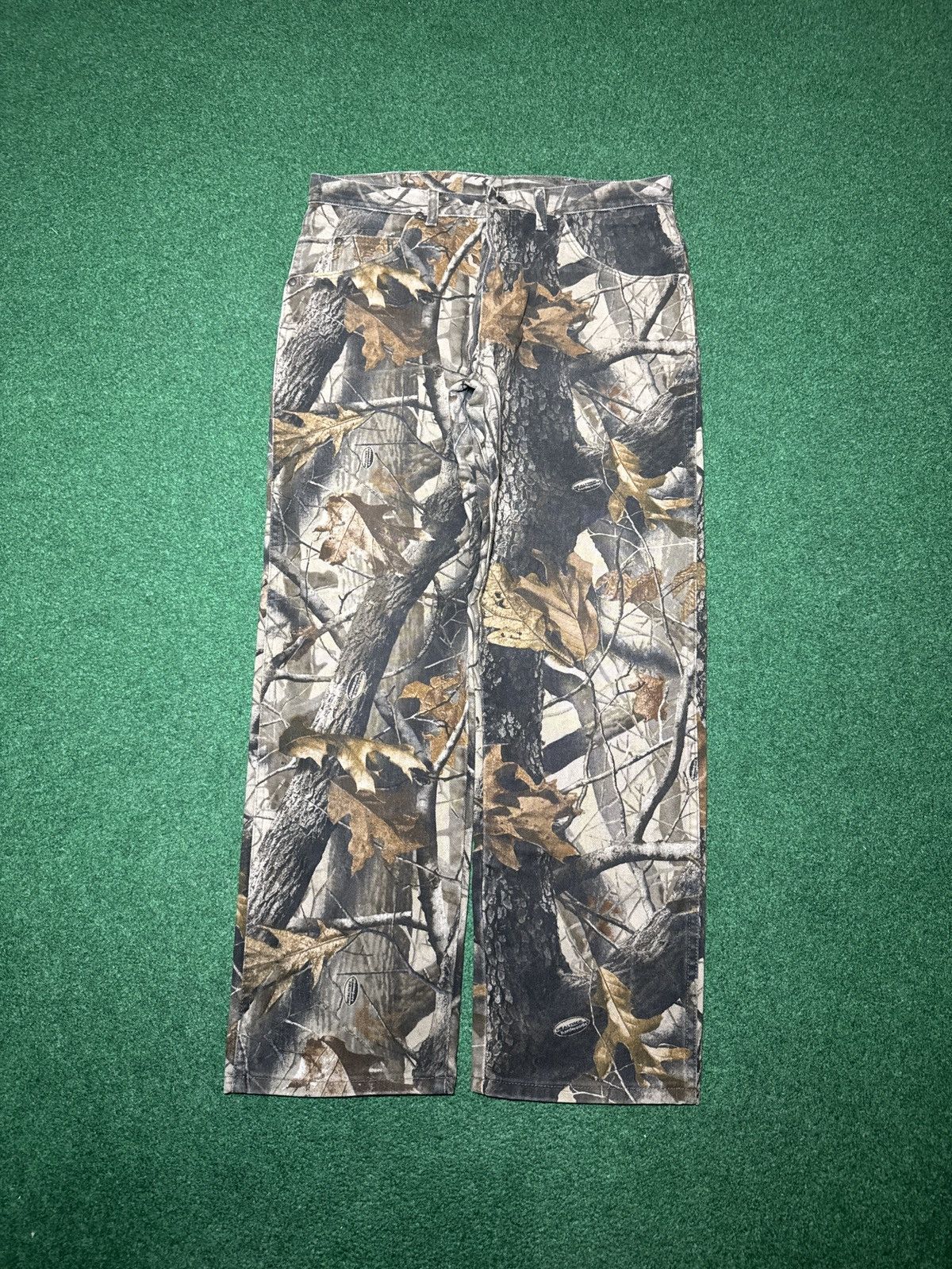 Wrangler Vintage Wrangler Realtree 34x30 Camo Baggy Hip Hop Pants Size US 34 / EU 50 - 3 Thumbnail