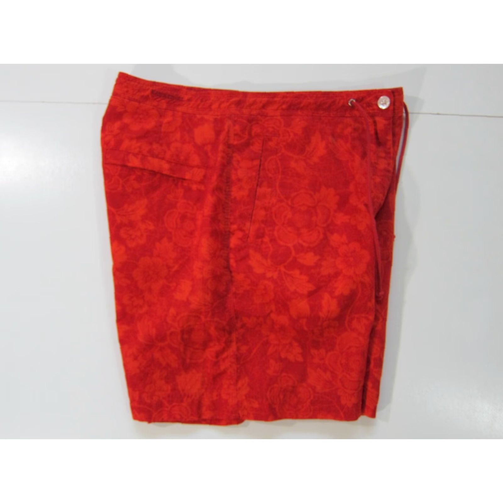 Ralph Lauren VINTAGE Ralph Lauren Women Chino Bermuda Short 8 Red 4 Pocket 100% Cotton Floral Rise High Size 30" / US 8 / IT 44 - 7 Thumbnail