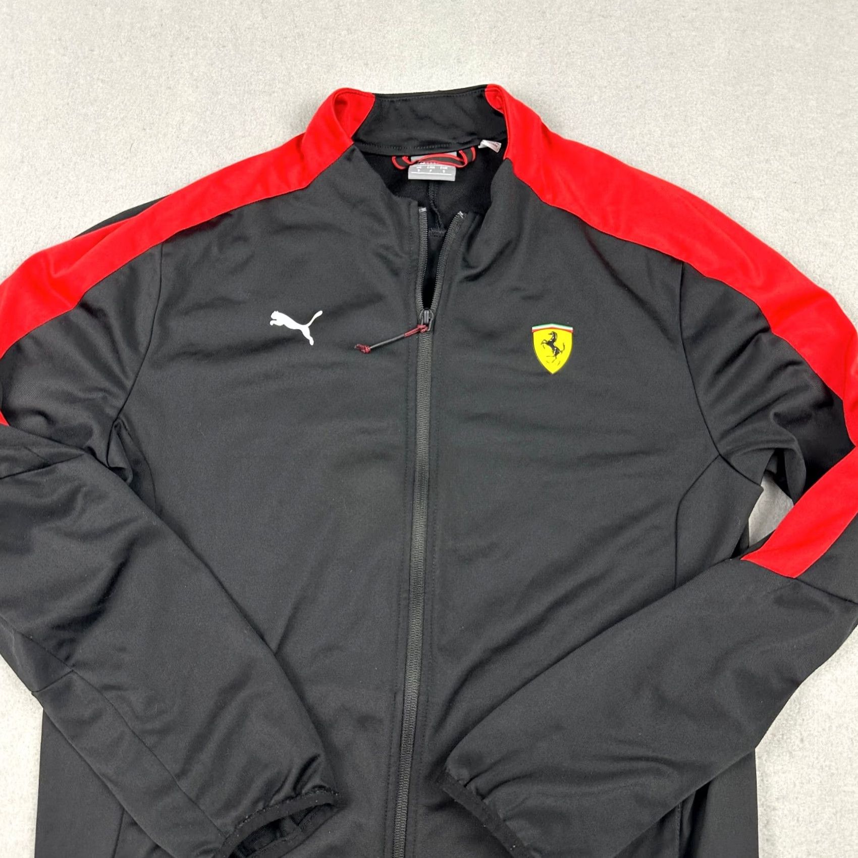Puma Puma X Ferrari jacket Men Small Black Full Zip Pockets Racing Windbreaker Sports Shirt Size US S / EU 44-46 / 1 - 2 Thumbnail