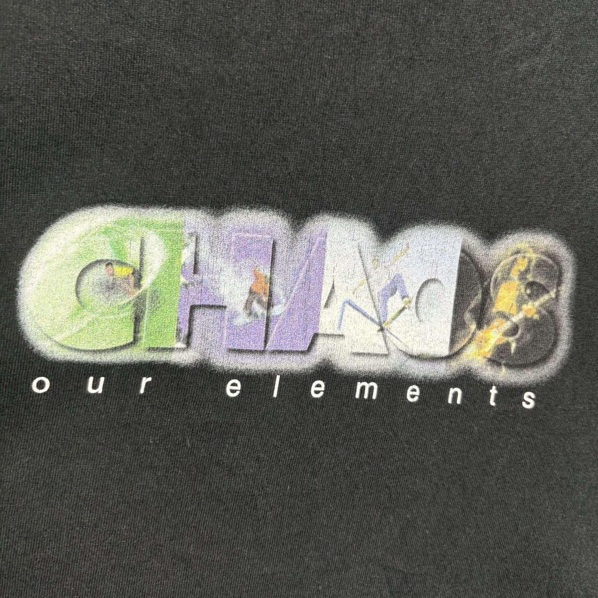 Vintage Vintage 90s Chaos Skateboard Logo Single Stitch T-Shirt Size US L / EU 52-54 / 3 - 3 Thumbnail