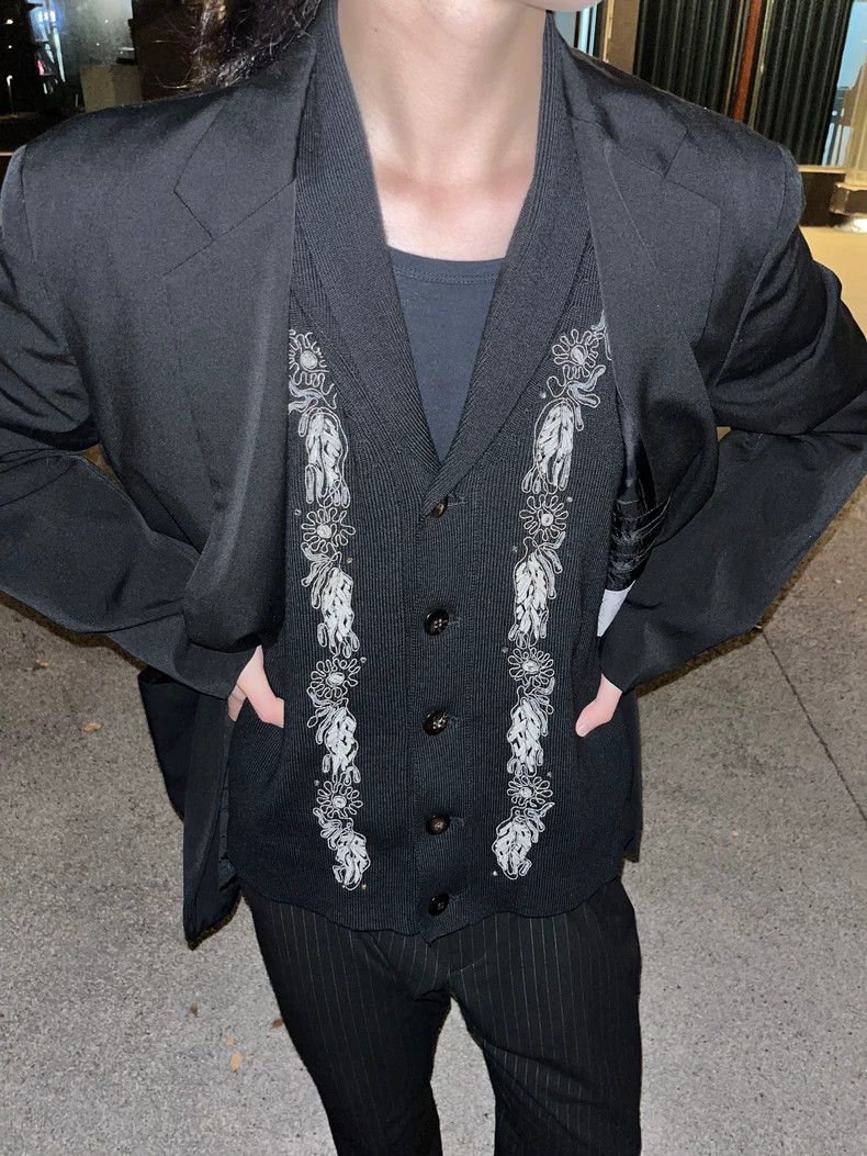 Yohji Yamamoto Yohji Yamamoto size 4 80s replica blazer 2504-Nextarrow Size 38R - 8 Thumbnail