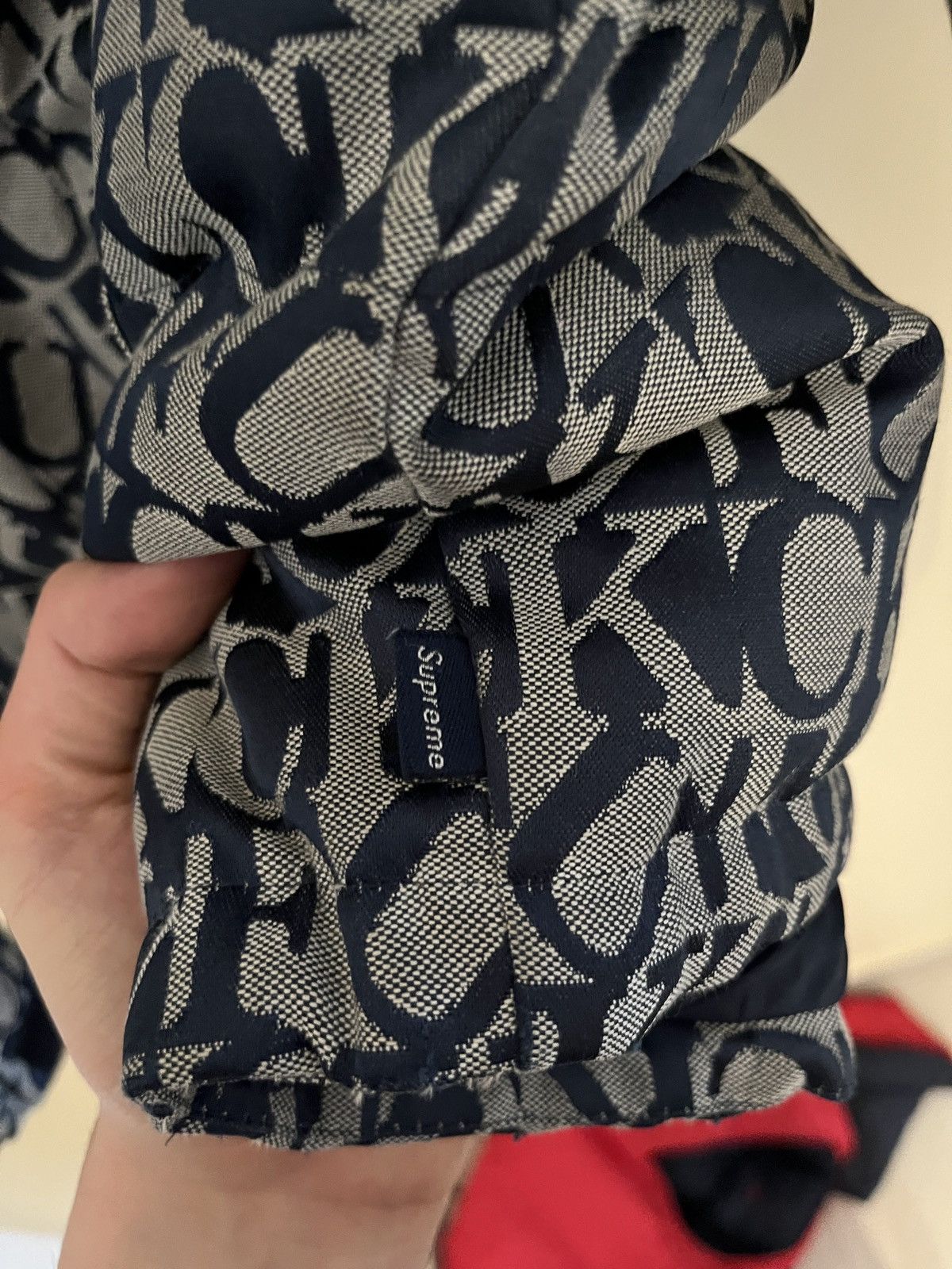 Supreme Supreme jacquard puffer jacket Size US L / EU 52-54 / 3 - 5 Thumbnail