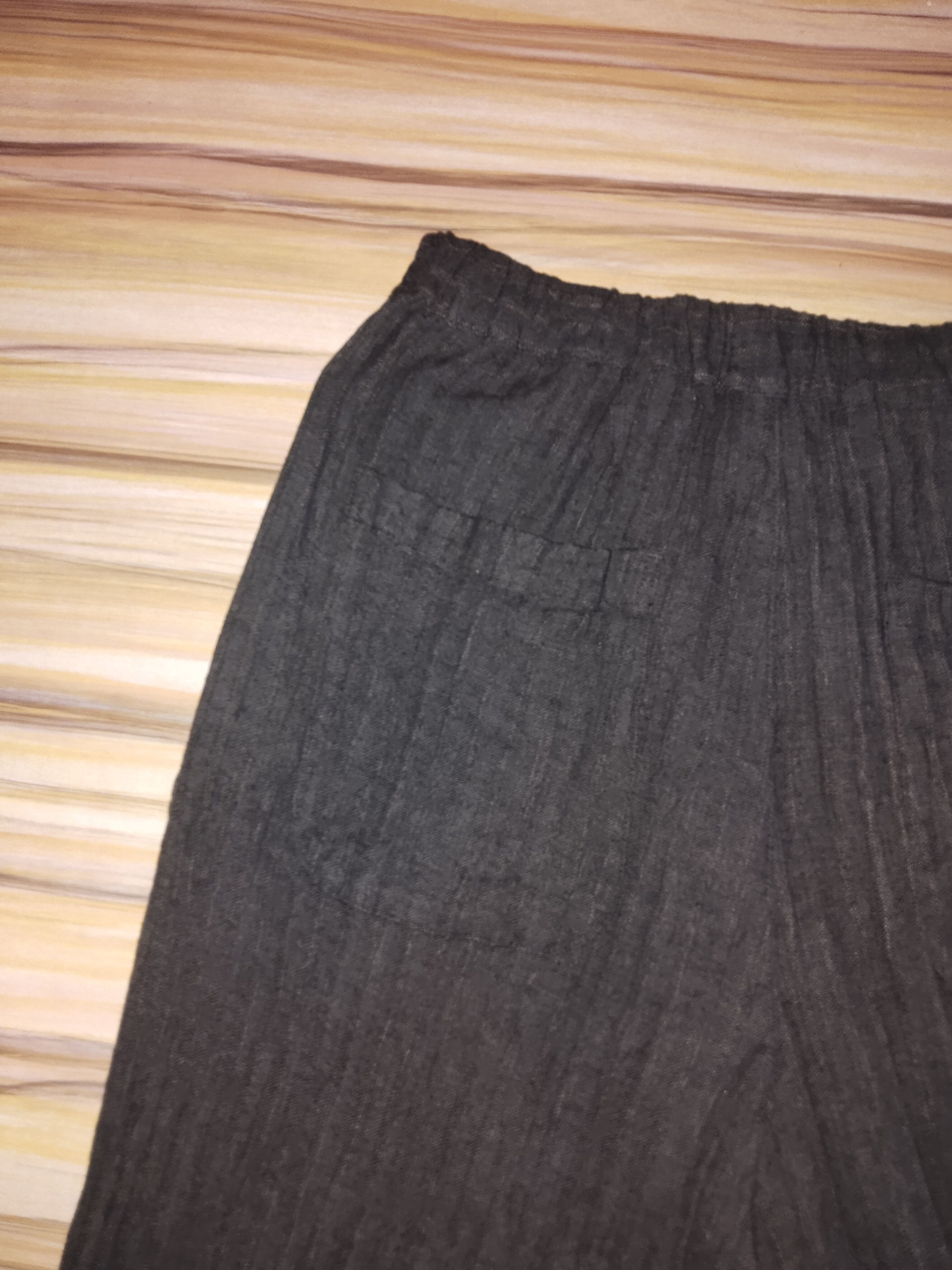 Issey Miyake PLANTATION Pleat Palazzo Crop Pants Size 35" - 6 Thumbnail