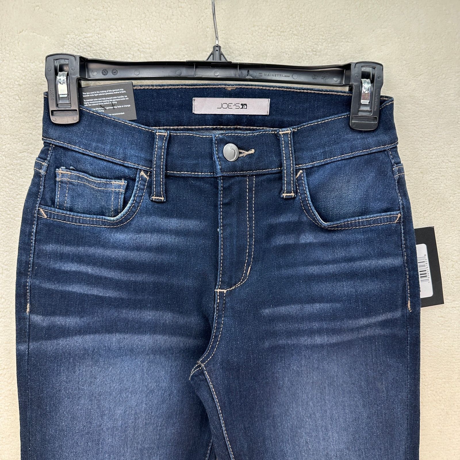 Joe's JOES WOMEN'S 24 FLAWLESS SKINNY JEANS DARK WASH PREMIUM DENI Size 24" / US 00 / IT 34 - 2 Thumbnail