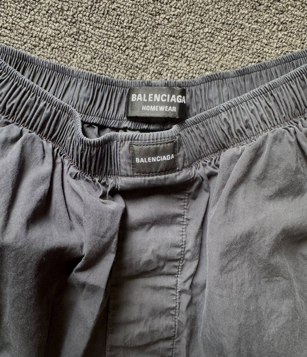 Balenciaga Navy Balenciaga Homewear shorts Size US 31 - 2 Thumbnail