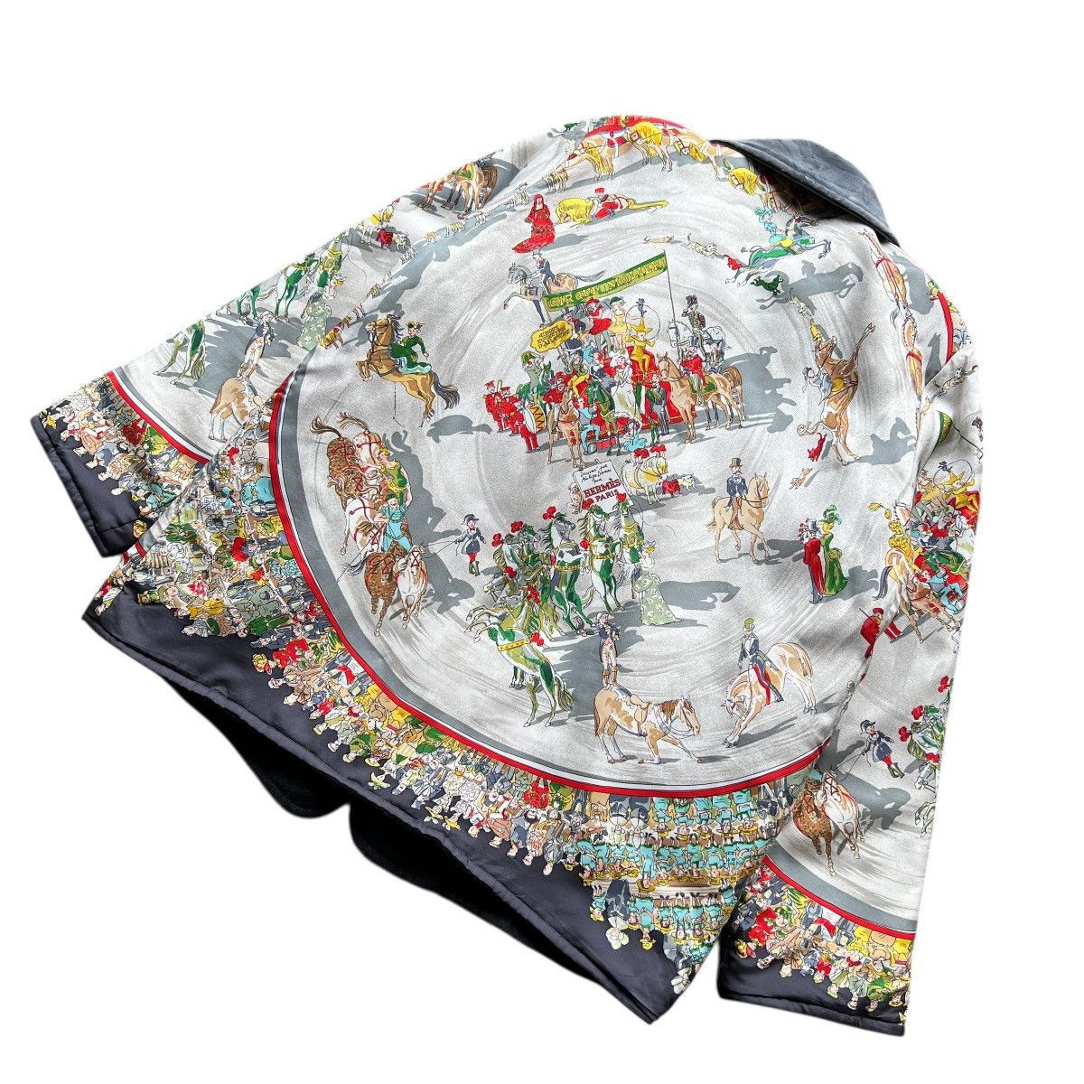 Hermes 🔥 Rare Vintage Hermes Paris Cirque Molier Reversible Jacket Size M / US 6-8 / IT 42-44 - 6 Thumbnail