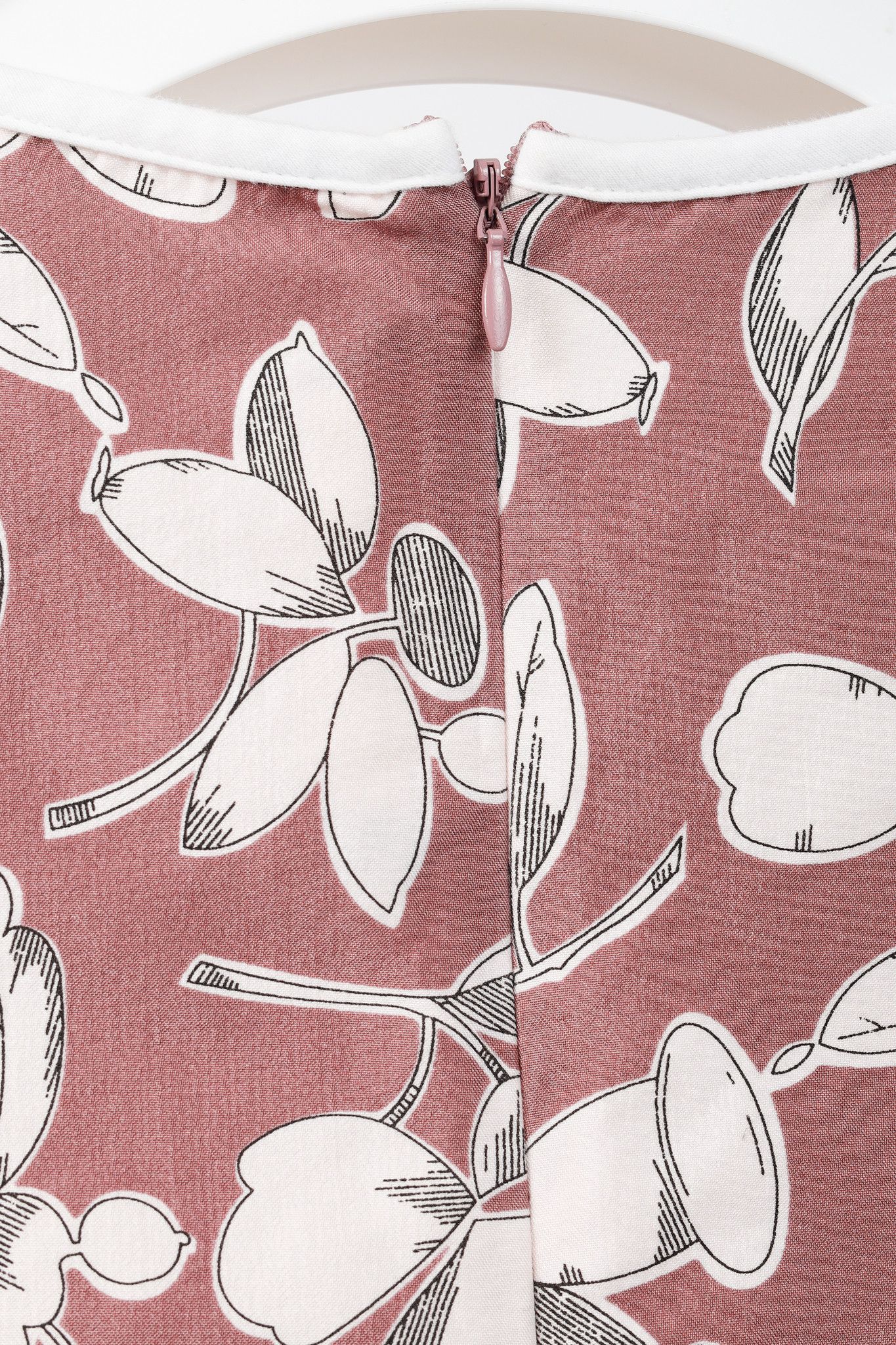 Marni Marni Mauve Cotton & Silk Floral-Print Asymmetrical Top Size XS / US 0-2 / IT 36-38 - 6 Thumbnail