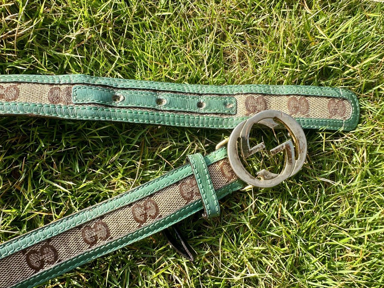 Gucci Authentic Gucci GG Supreme Interlocking Logo Buckle Belt Size ONE SIZE - 4 Thumbnail