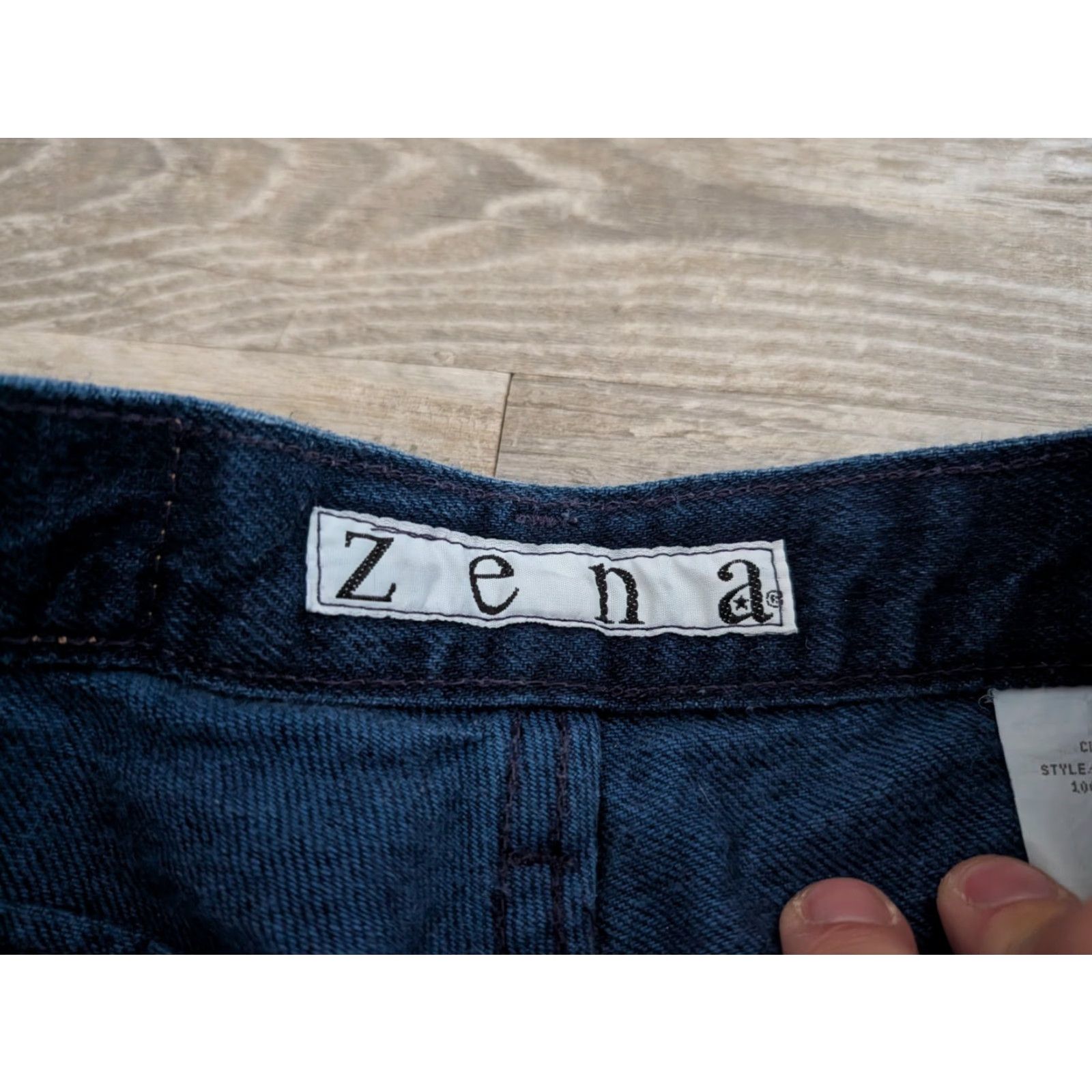 Vintage VINTAGE ZENA Jeans WOMENS Denim Size 10 High Rise 28x32 Blue 100% Cotton Mom Western USA Made Womens Size 32" / US 10 / IT 46 - 6 Thumbnail