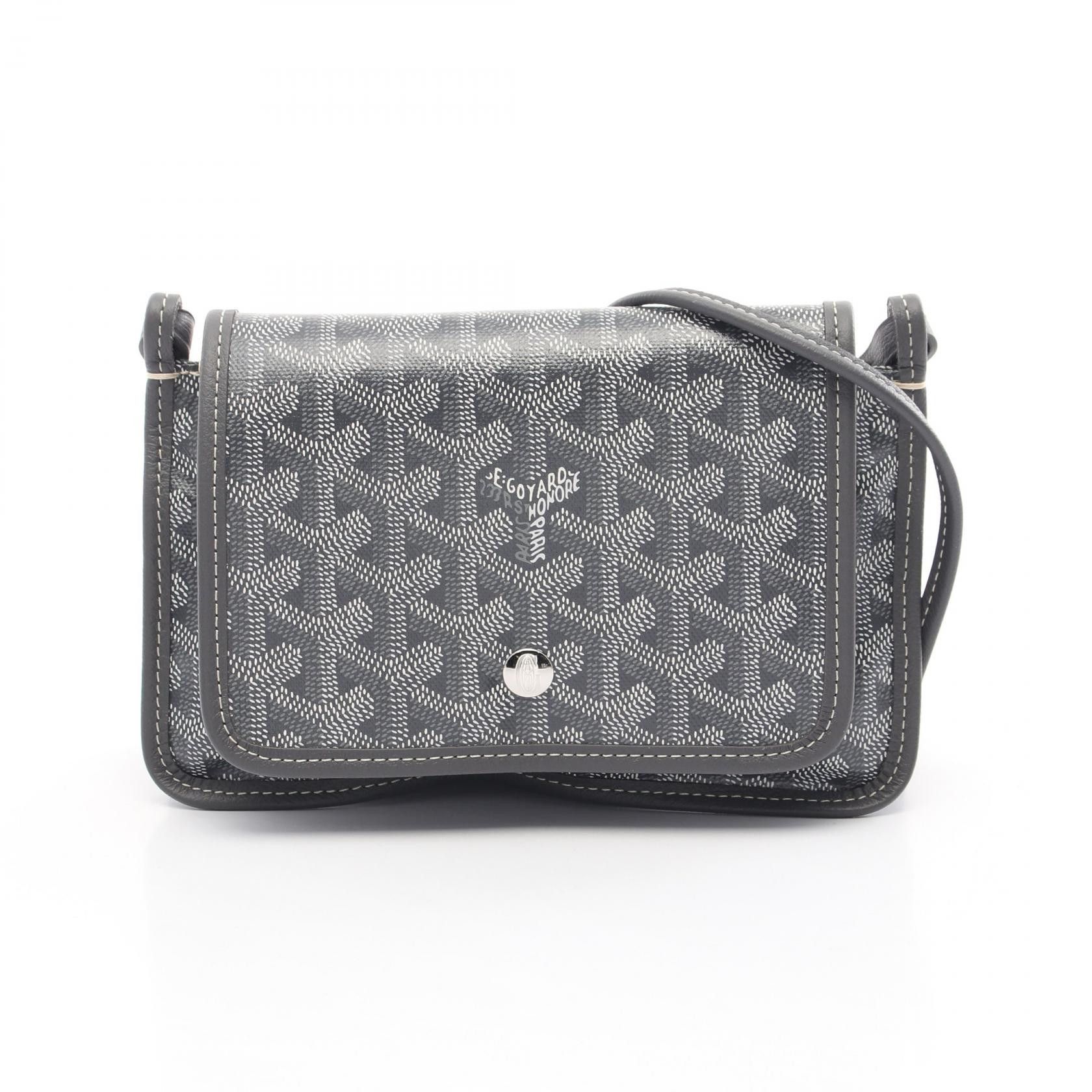 Goyard Goyard Goyard Plume PVC Coated Canvas Leather 2way Shoulder Bag Canvas Shoulder Bag Size ONE SIZE - 1 Thumbnail