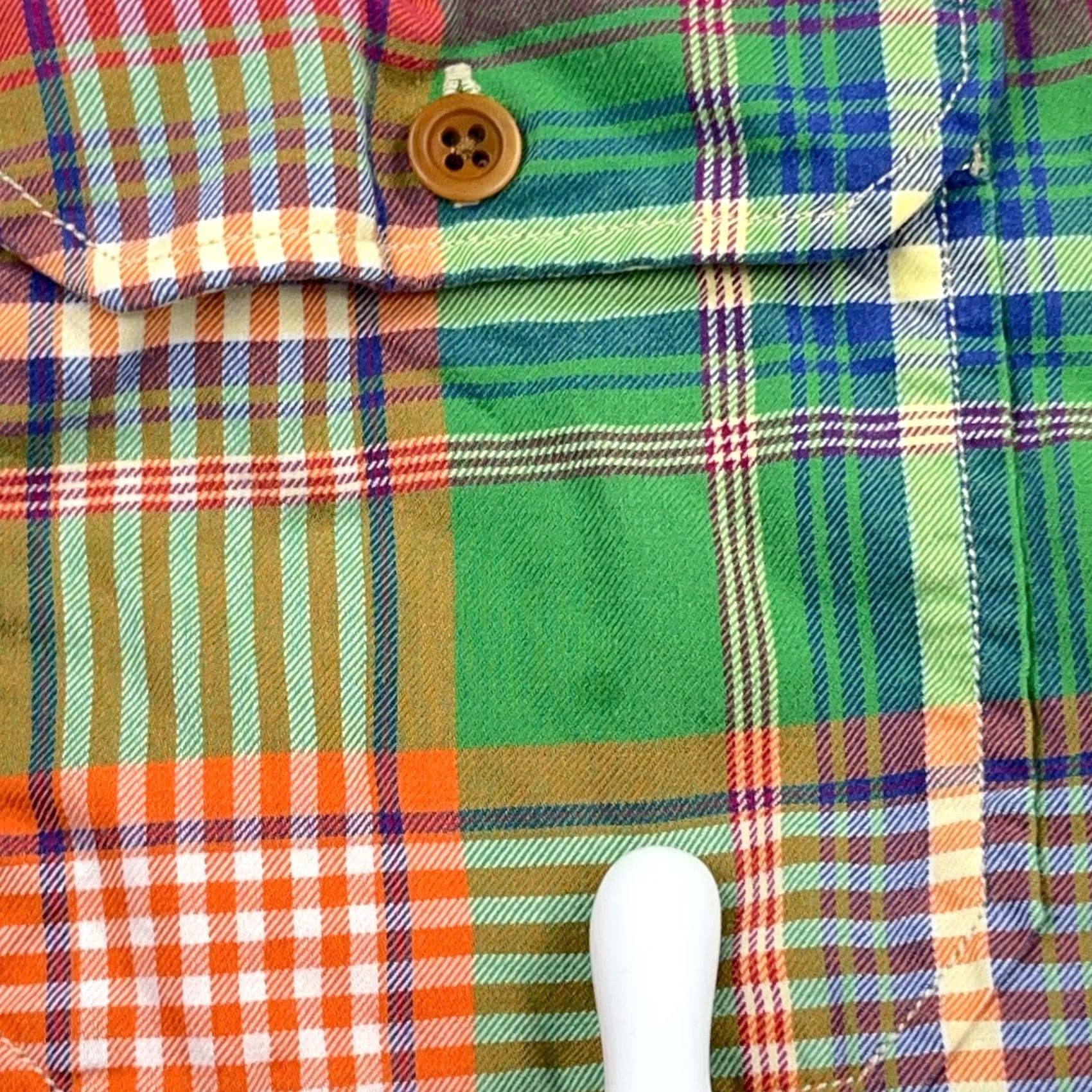 Polo Ralph Lauren Polo Ralph Lauren Button-Up Shirt XL Multicolor Plaid Flannel Embroidered Logo Pocket Button-Down Long Sleeve Men Size US XL / EU 56 / 4 - 5 Thumbnail
