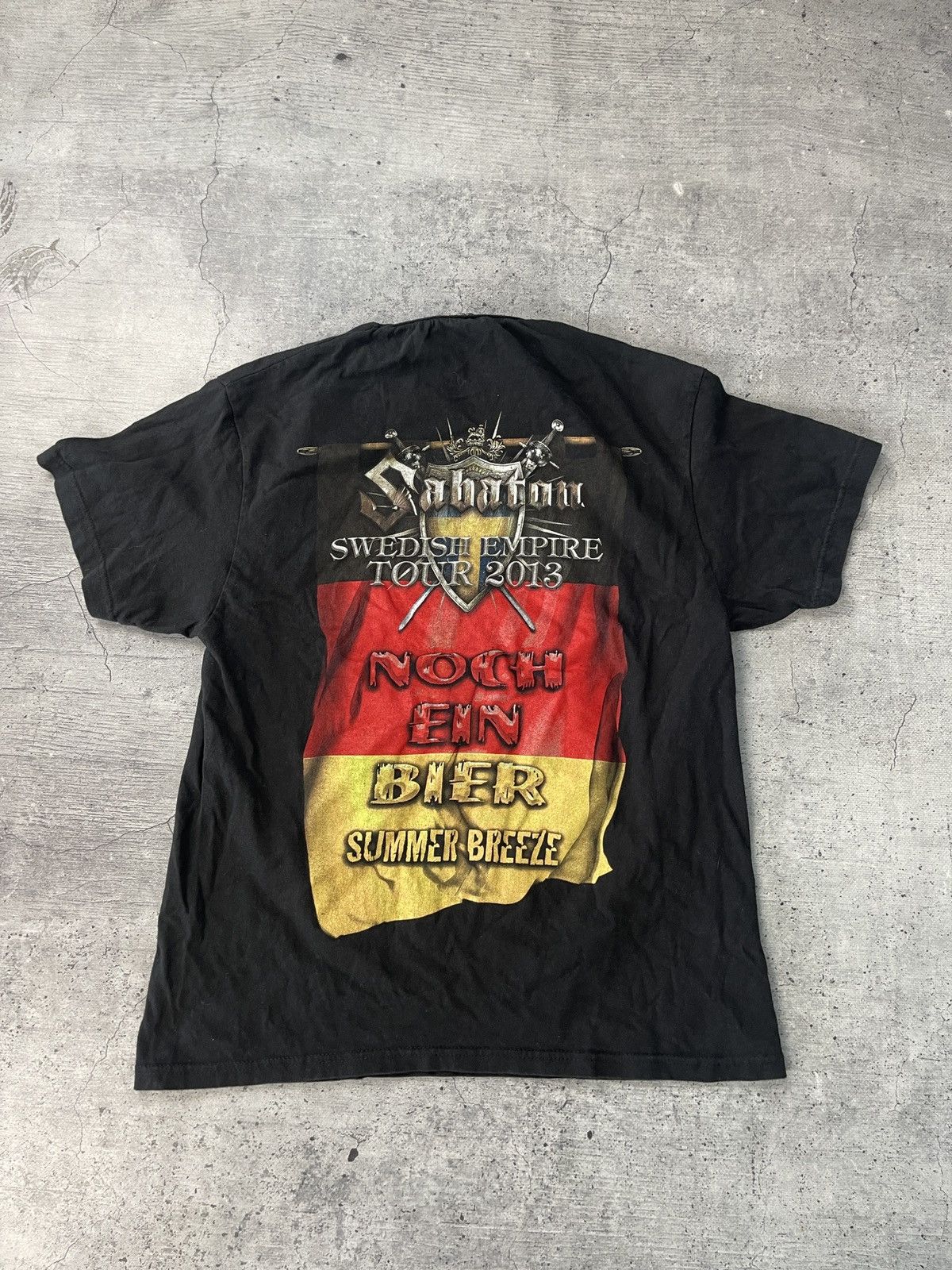 Band Tees 90s Vintage Sabaton The last stand of Basel T-shirt Big Logo Size US M / EU 48-50 / 2 - 4 Thumbnail