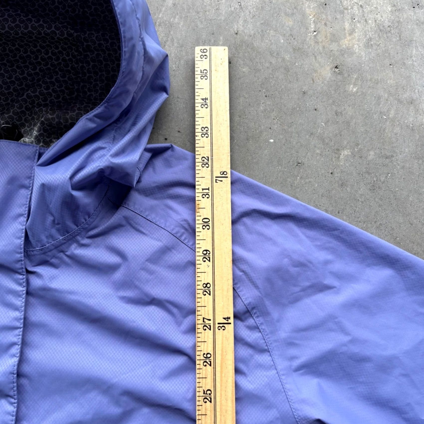 Carhartt Carhartt Women Purple Hooded Rain Jacket Ripstop Small Periwinkle 90s Size S / US 4 / IT 40 - 4 Thumbnail