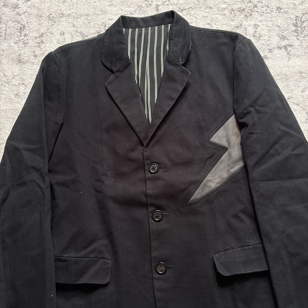 Undercover Undercover AW01 D.A.V.F Lightning Bolt Blazer Suit Jacket Size 44R - 2 Thumbnail