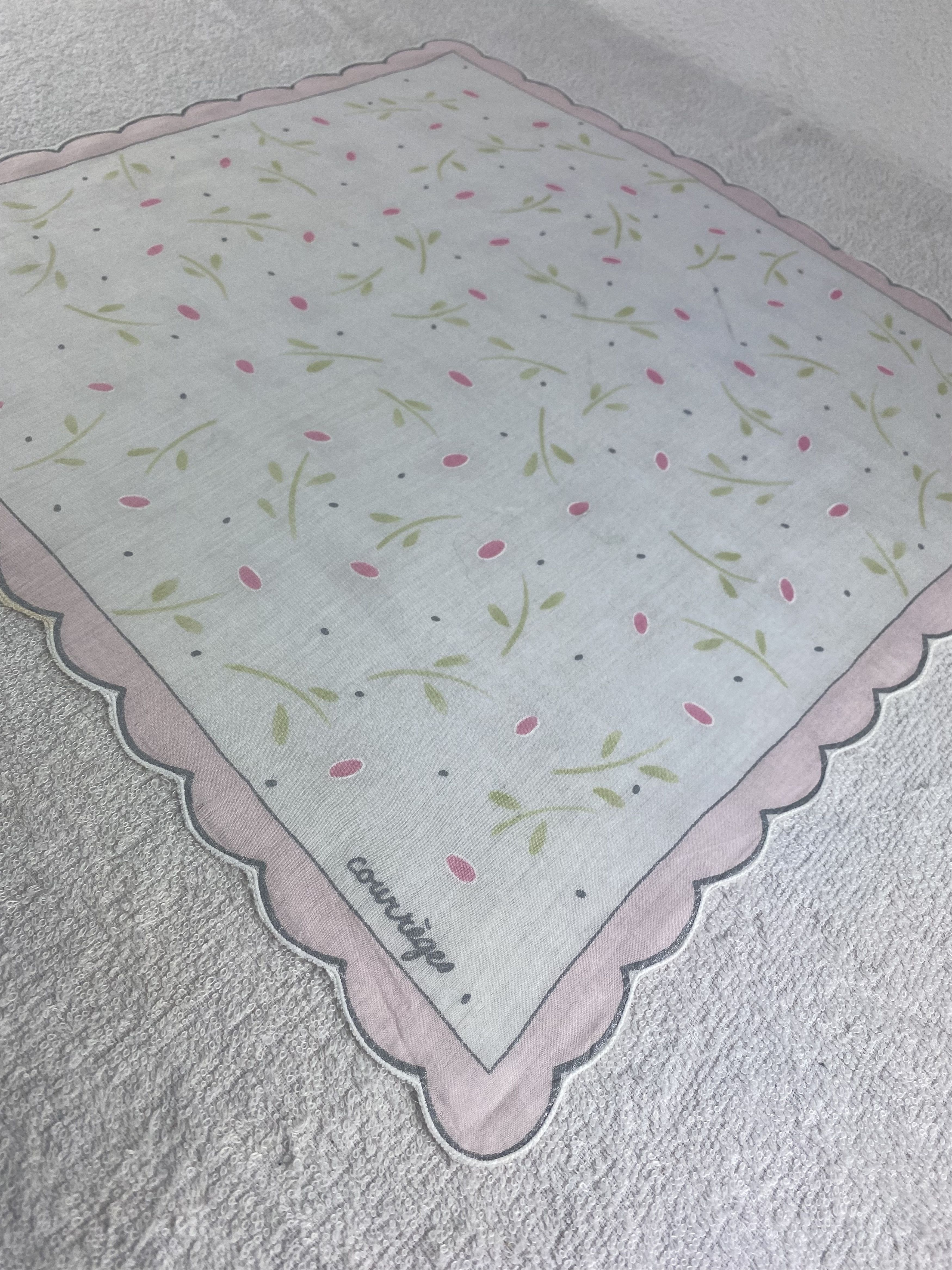 Courreges Courreges Handkerchief / Bandana / Neckerchief C146 Size ONE SIZE - 4 Thumbnail