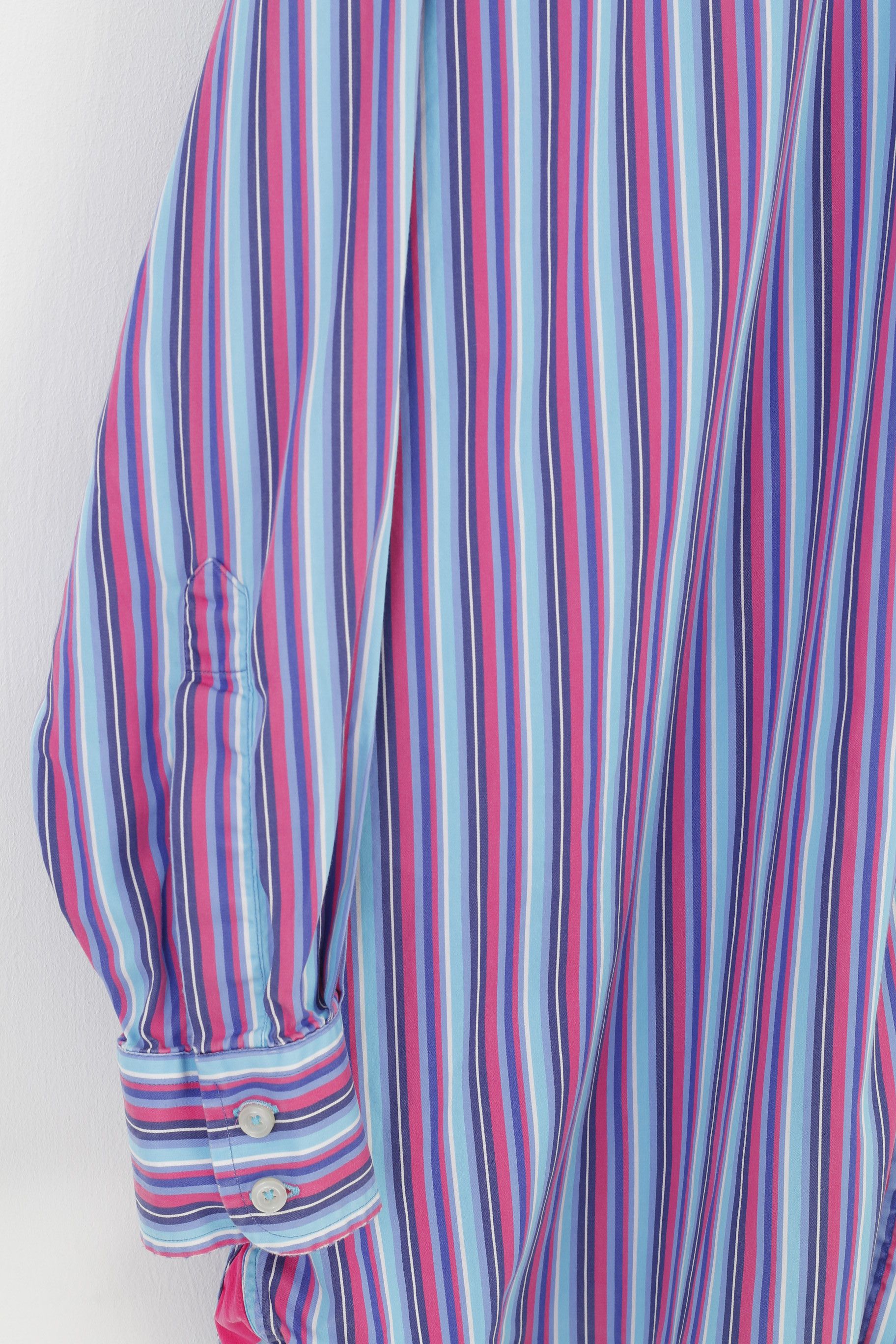 Joseph Joseph Turner Men 37R Casual Shirt Cotton Striped 10229 Size 36R - 3 Thumbnail